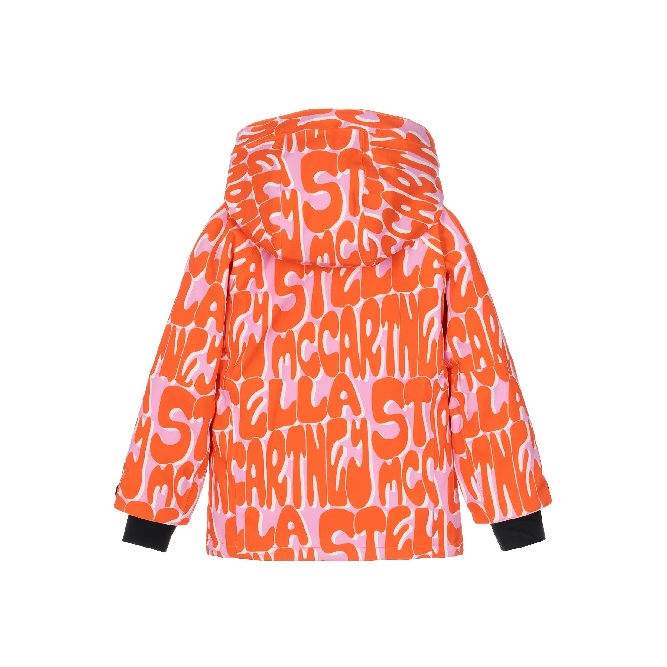 Stella McCartney Kids-Girl Stella Logo Ski Jacket Pink