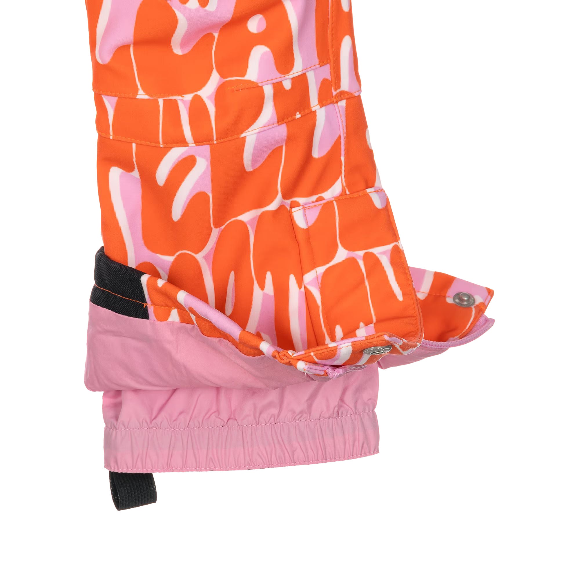 Stella McCartney Kids-Girl Stella Logo Ski Pants Pink