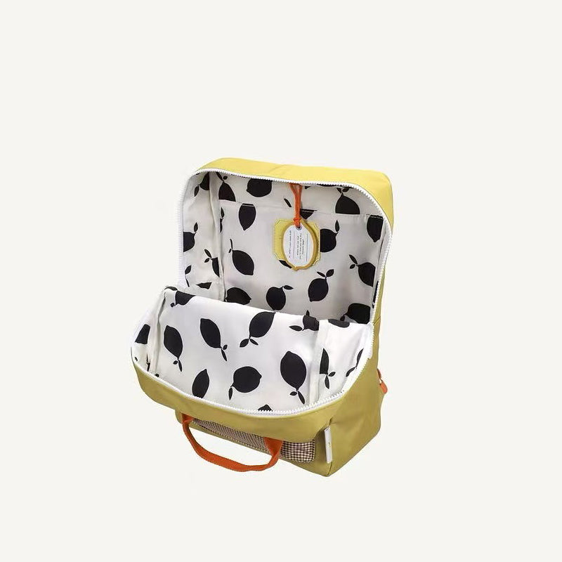 Sticky Lemon backpack large | lemon tree | envelope | bookworm green