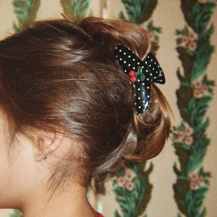 Konges Sløjd-Cherry Dot Big Hair Claw Multi