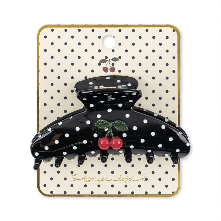 Konges Sløjd-Cherry Dot Big Hair Claw Multi