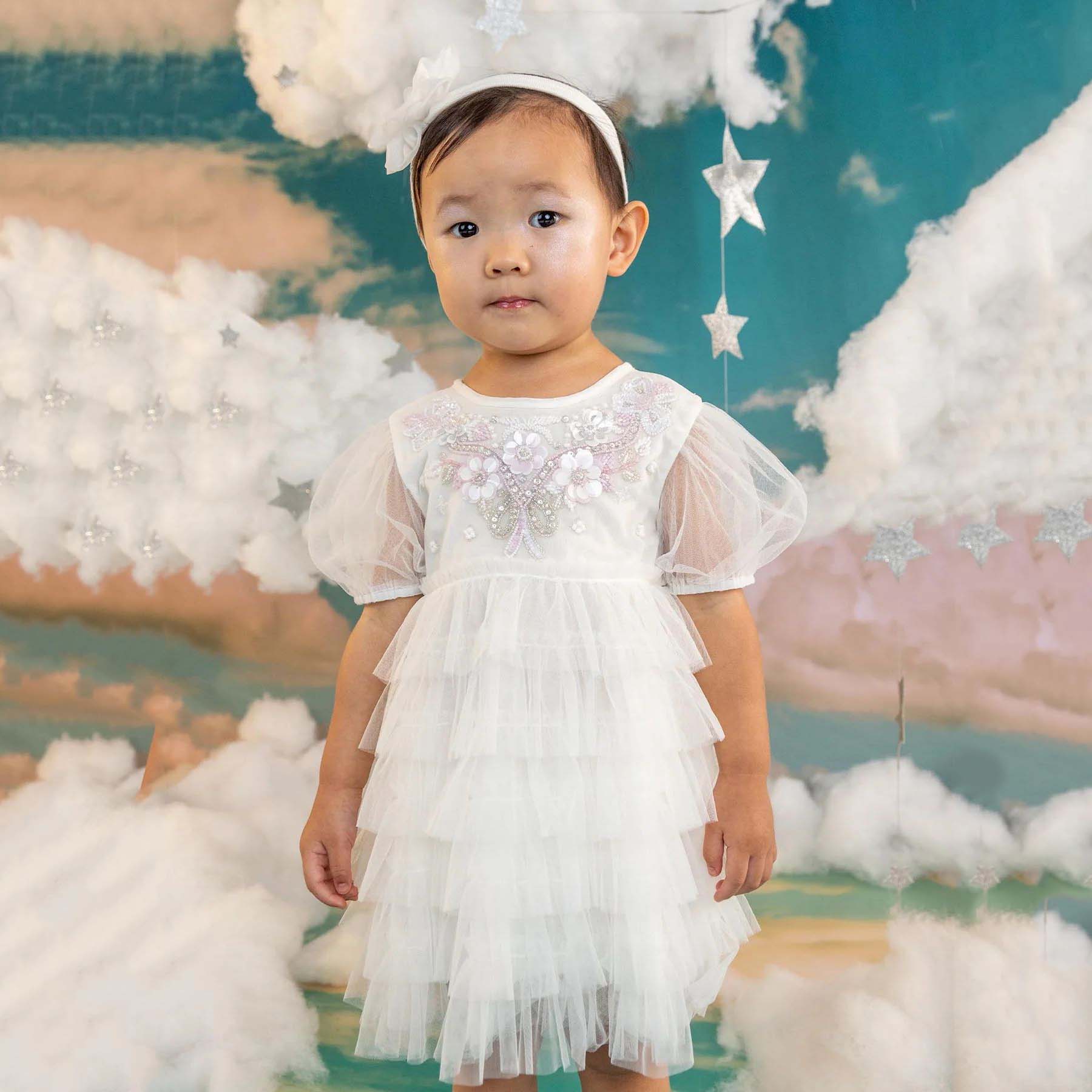 Tutu Du Monde-Hol25 Bebe Rosy Ribbons Tulle Dress