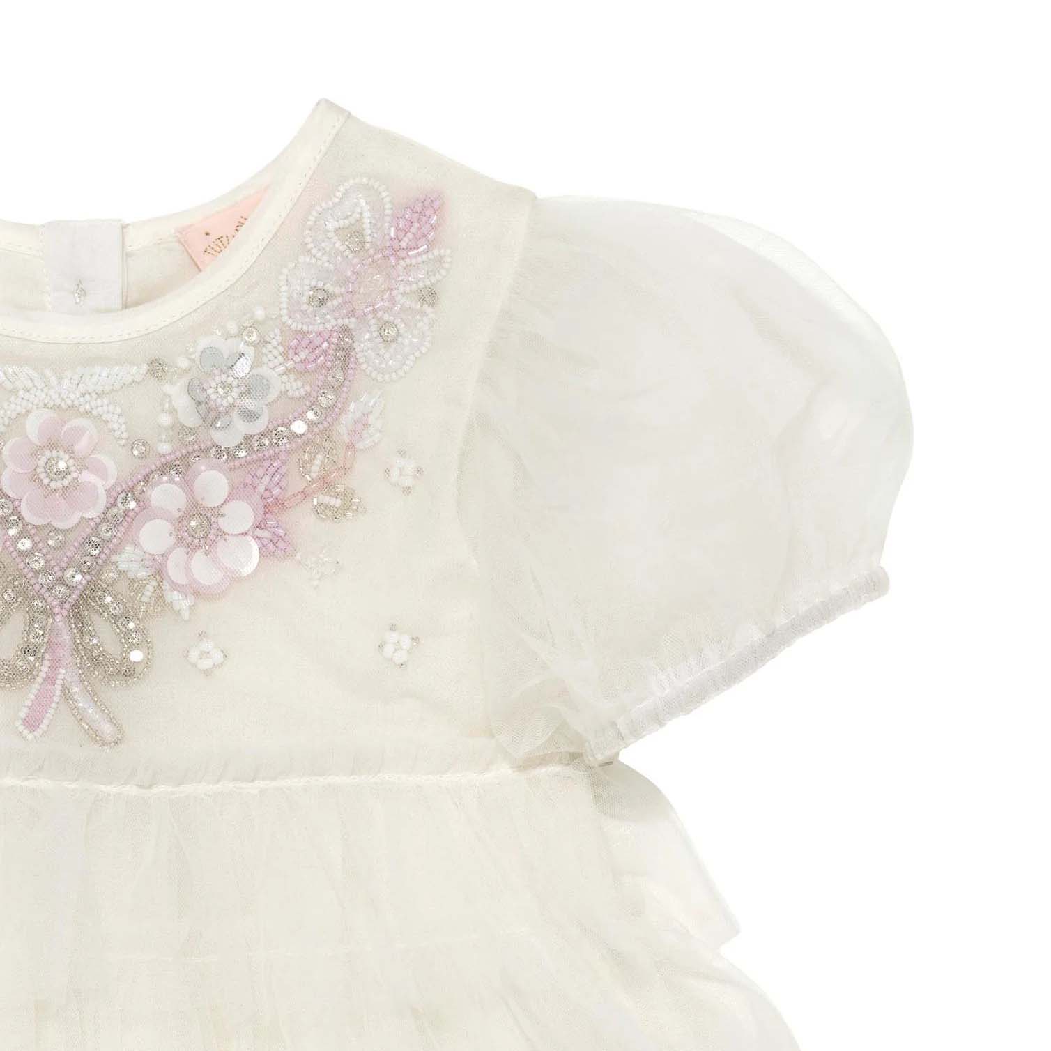Tutu Du Monde-Hol25 Bebe Rosy Ribbons Tulle Dress