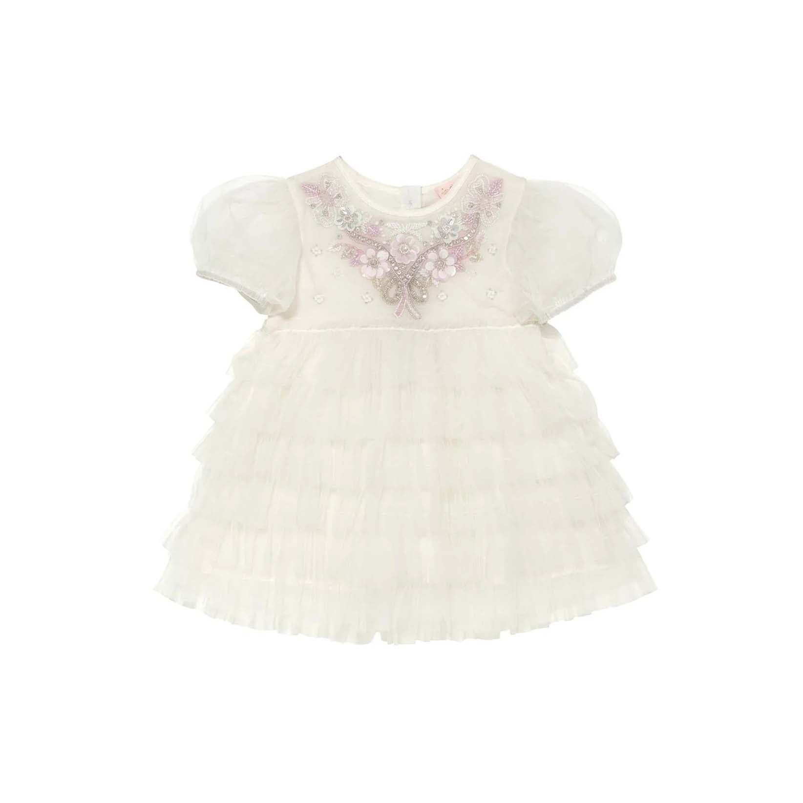 Tutu Du Monde-Hol25 Bebe Rosy Ribbons Tulle Dress