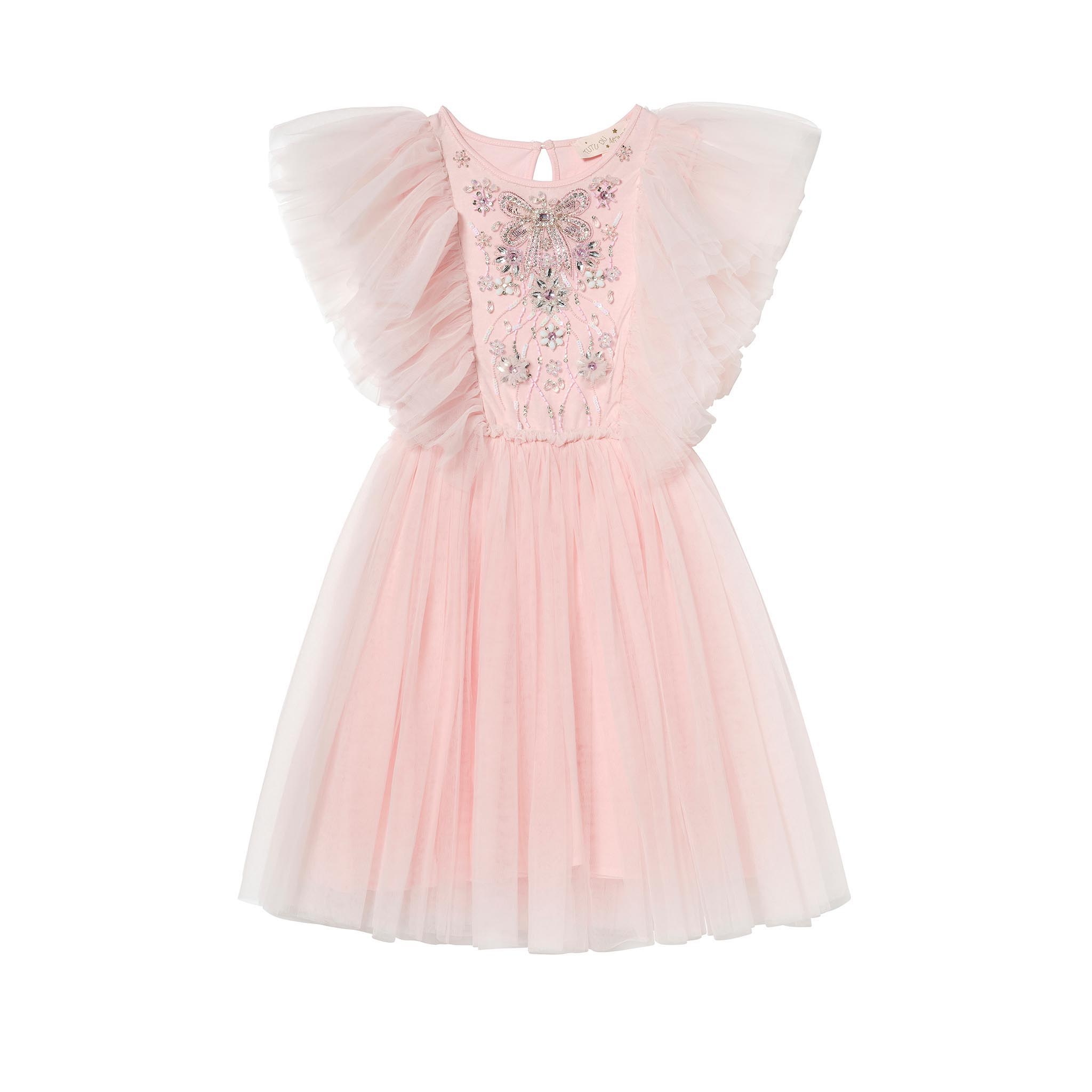 Tutu Du Monde-Girls Neptune's Jewel Tutu Dress Satin Bow