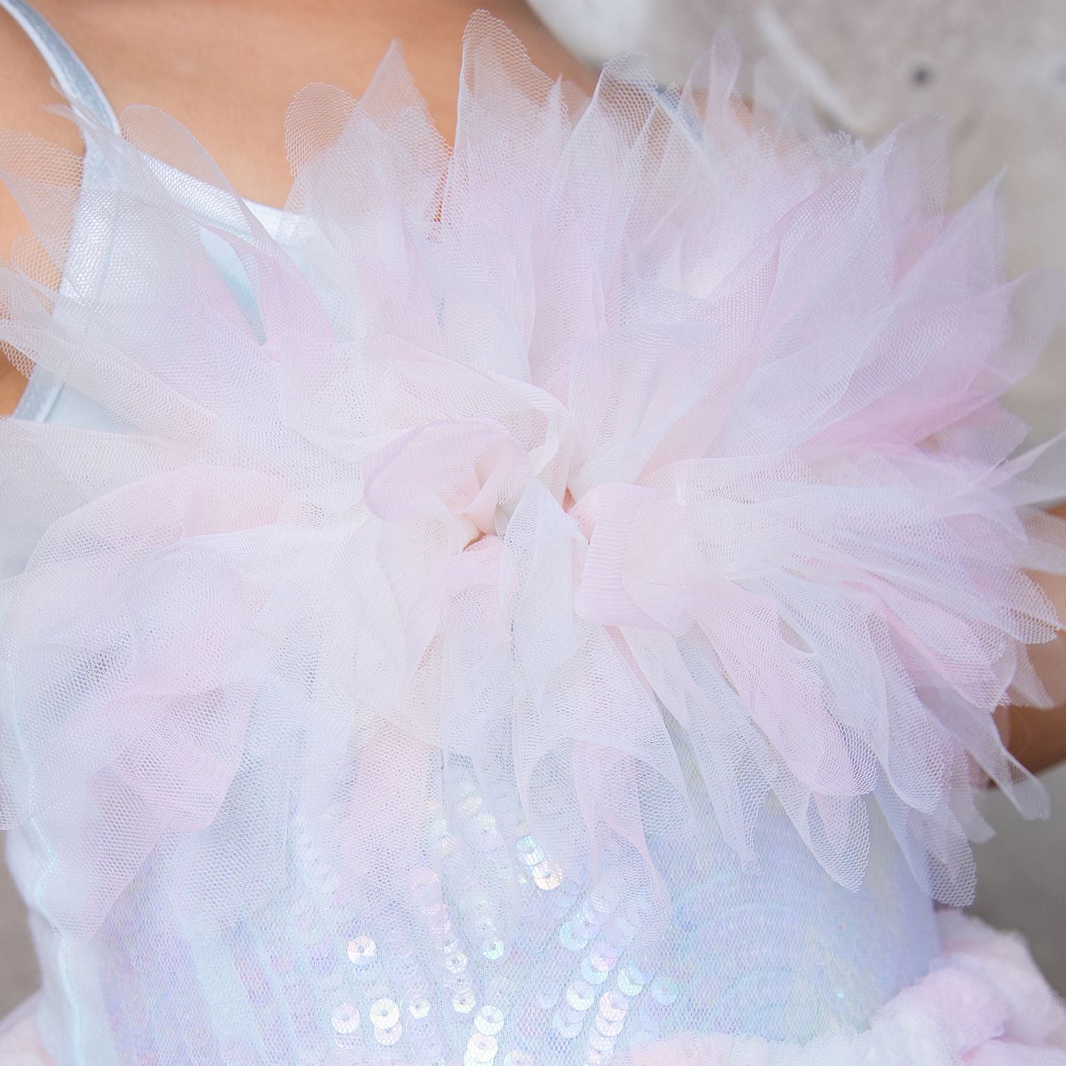 Tutu Du Monde-Bebe Crescent Moon Tutu Dress Diamond Blue Mix