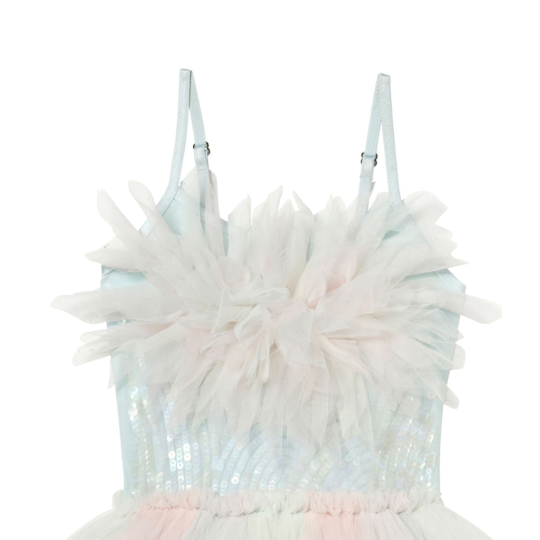 Tutu Du Monde-Bebe Crescent Moon Tutu Dress Diamond Blue Mix