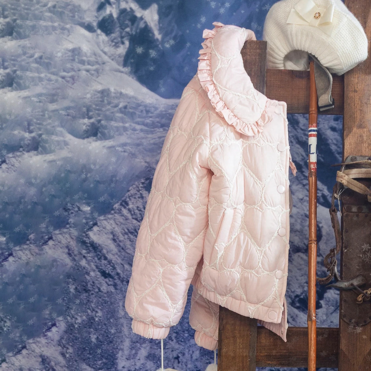 Tutu Du Monde-Warm Hearts Jacket Pink Cloud