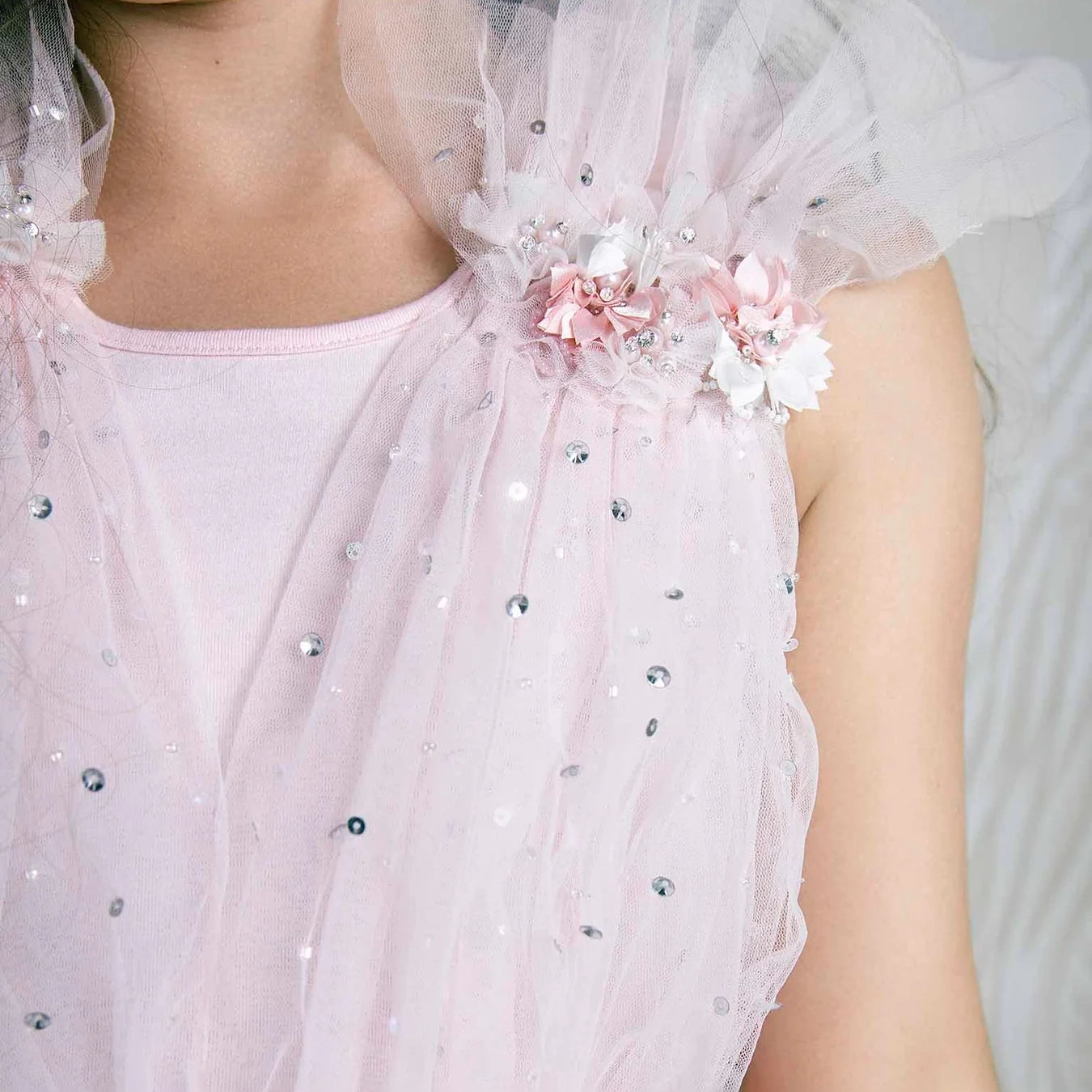 Tutu Du Monde-Etching Tutu Dress Satin Bow