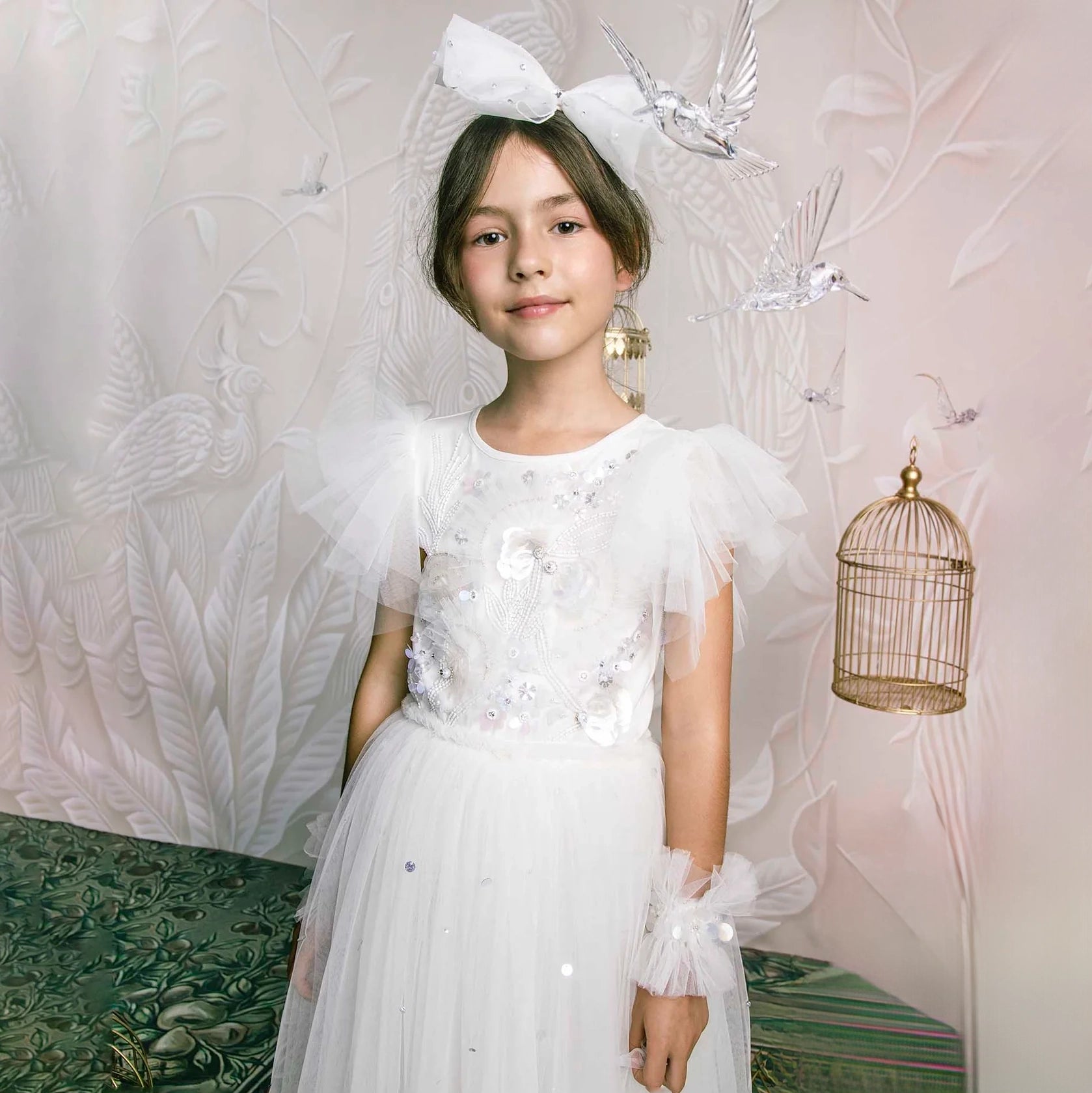 Tutu Du Monde-Cascade Tutu Dress Milk