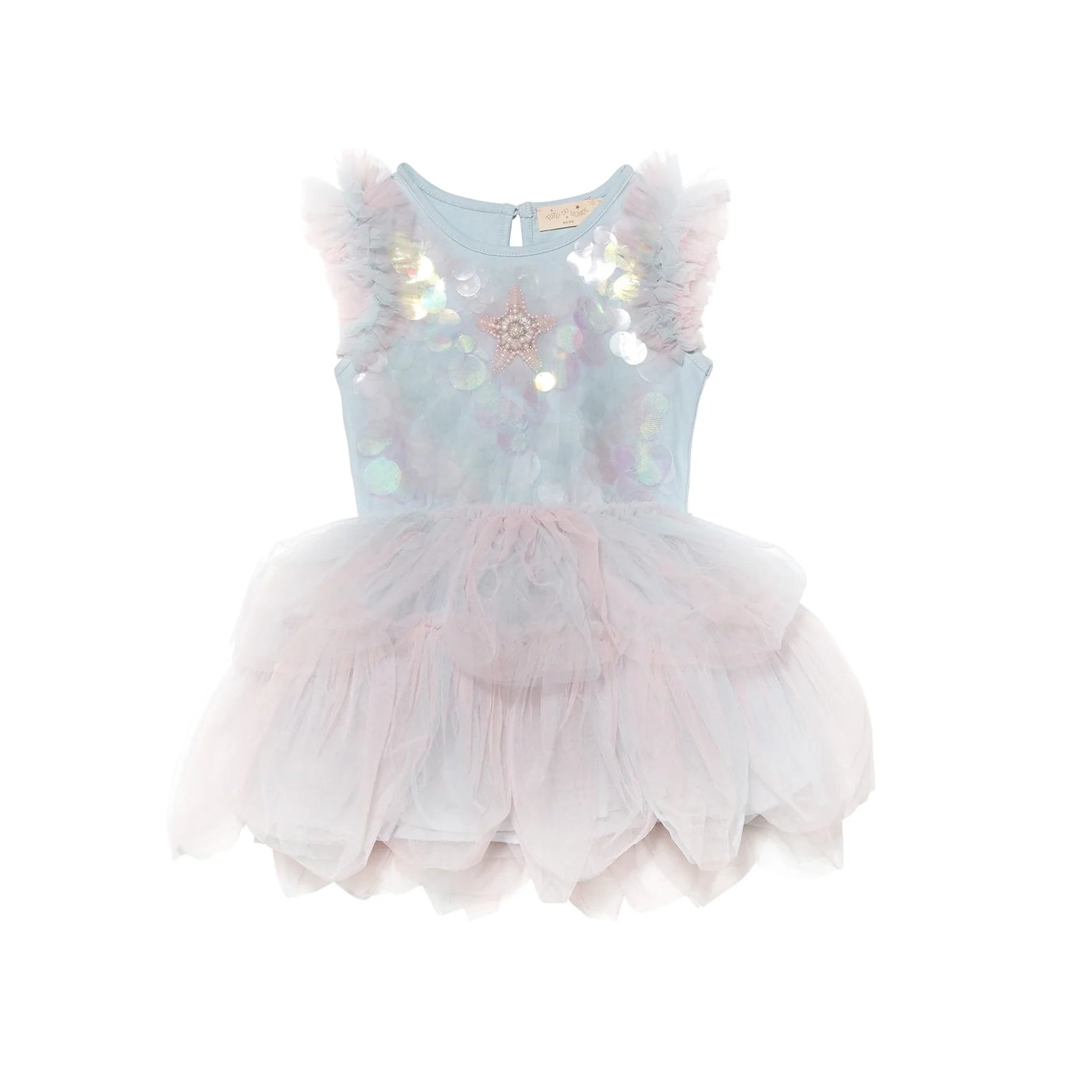 Tutu Du Monde-Bebe Mermaid Magic Tutu Shine Blue Mix