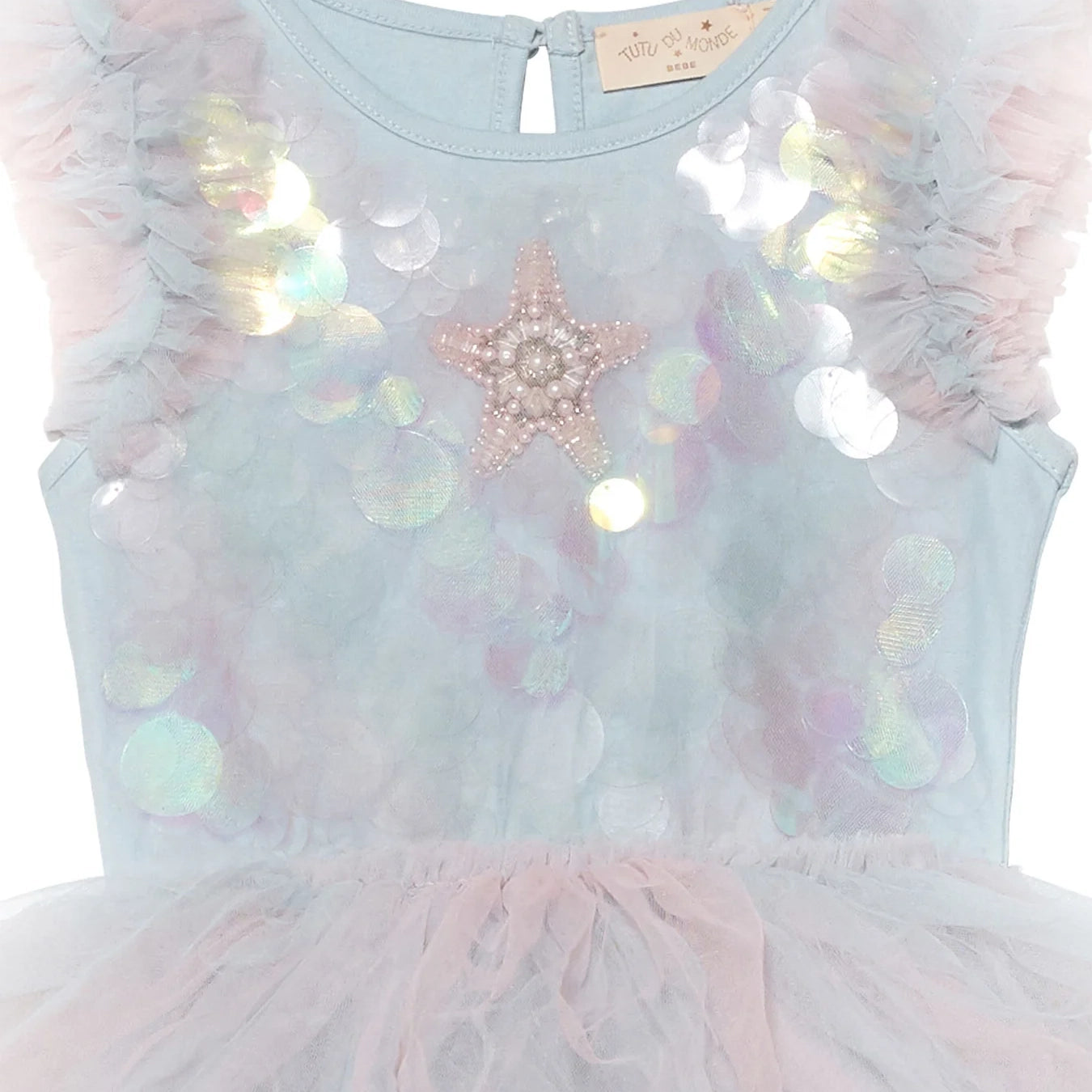 Tutu Du Monde-Bebe Mermaid Magic Tutu Shine Blue Mix