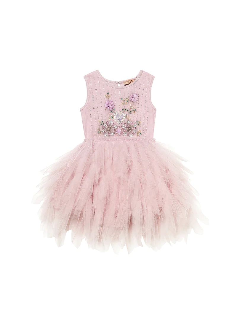 SS24 BEBE CLASSICISM TUTU DRESS-ORCHID ICE