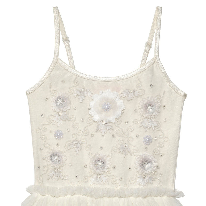 Tutu Du Monde-BEBE WHITE LOTUS TUTU DRESS