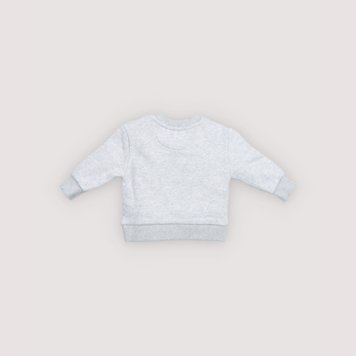 The New Society-Tns Logo Baby Sweatshirt Light Grey Melange