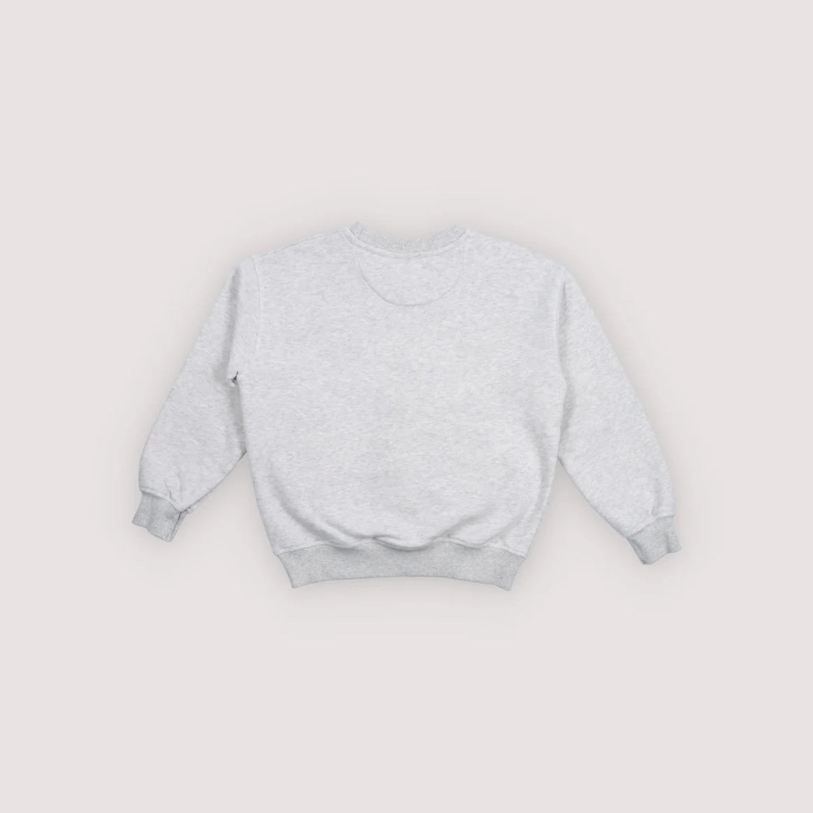 The New Society-TNS Logo Sweatshirt Light Grey Melange