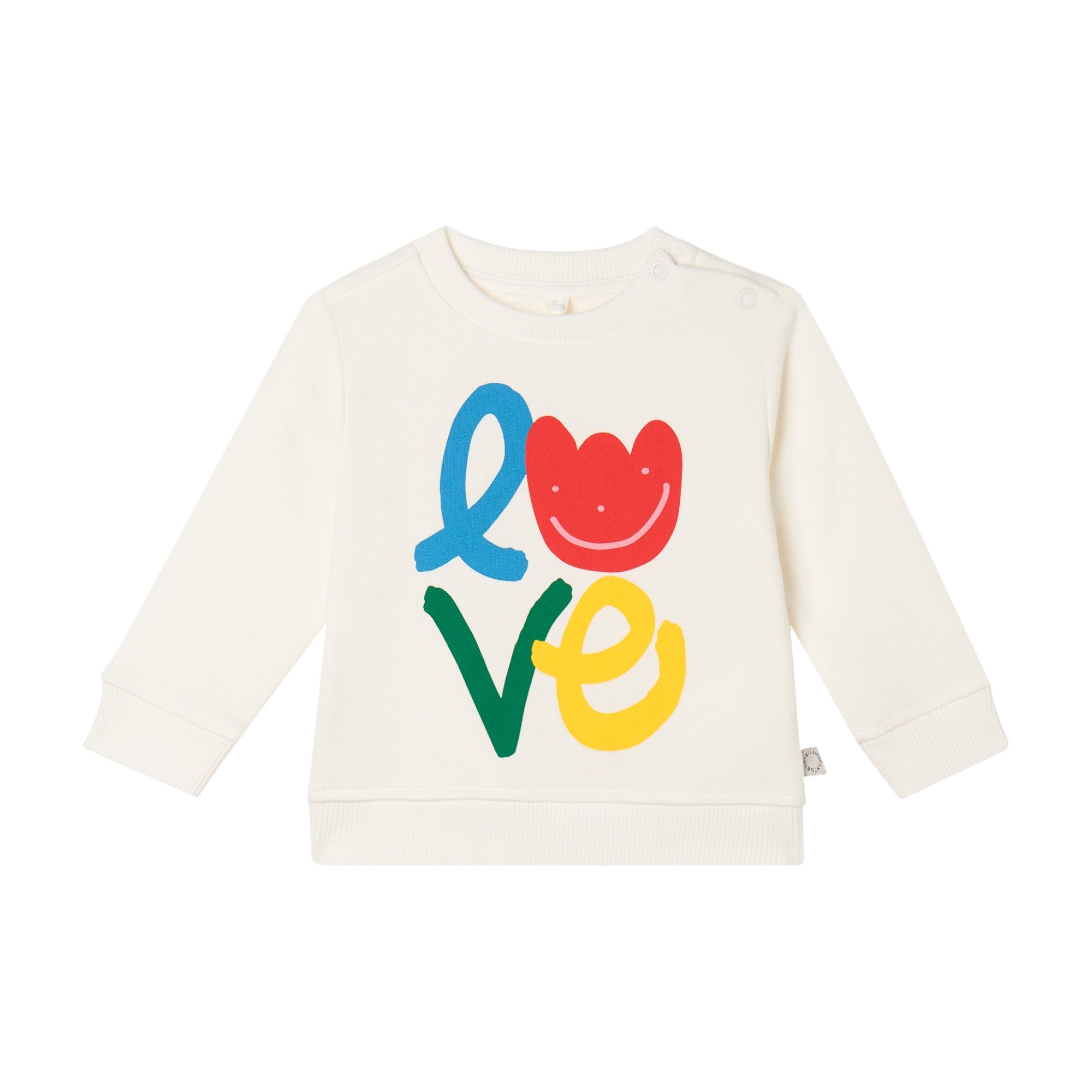 Stella McCartney Kids-Baby Girl Sweatshirt With Love Graphic