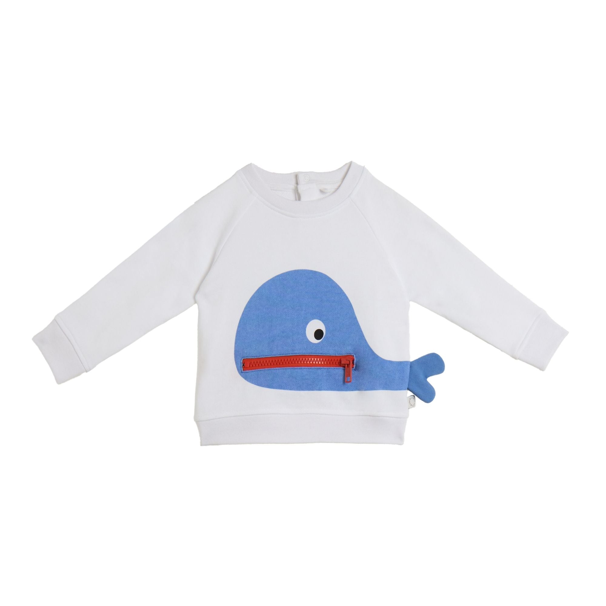 Stella McCartney Kids-Baby Boy Sweatshirt With Whale Graphic
