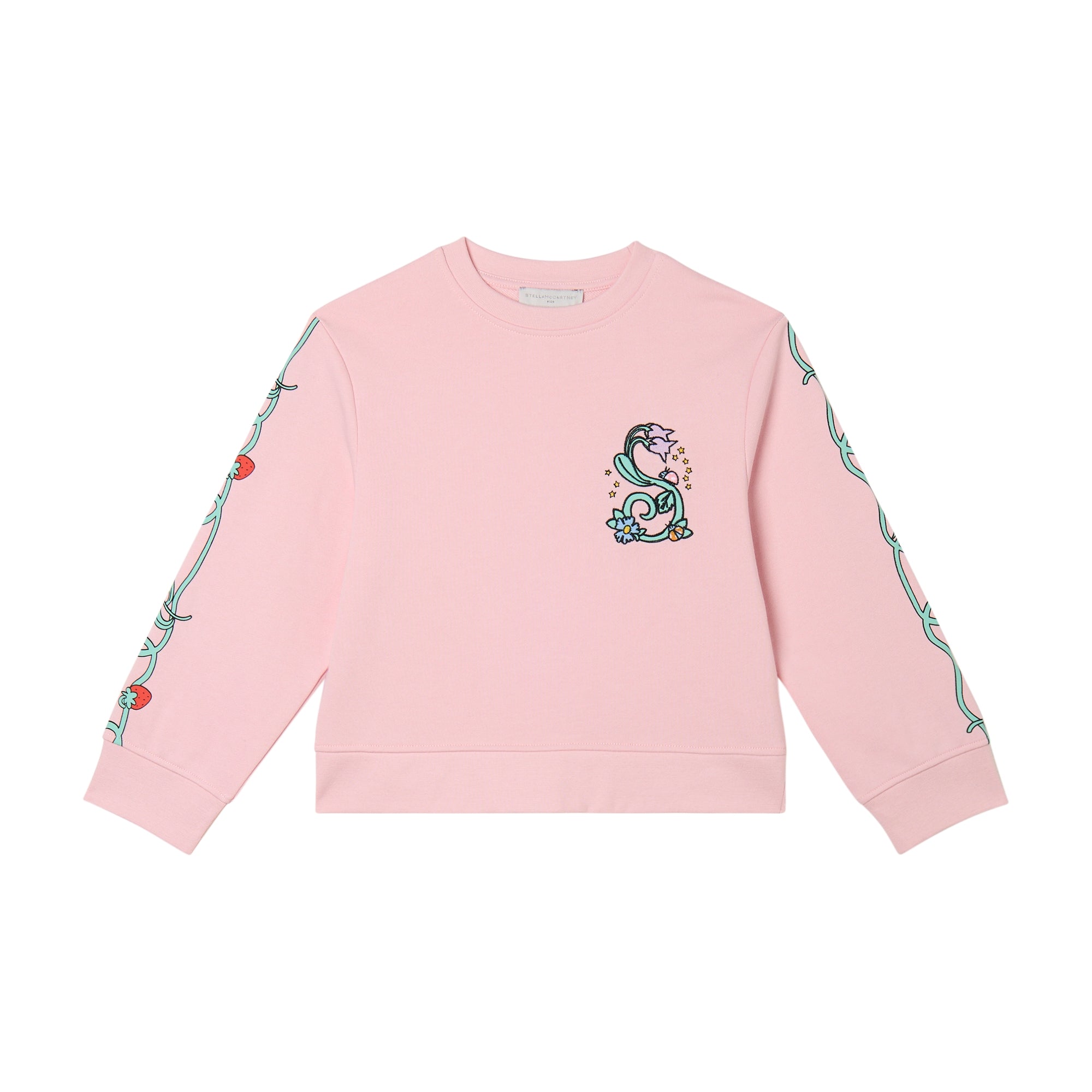 Stella McCartney Kids-Girl Sweatshirt With Floral Details