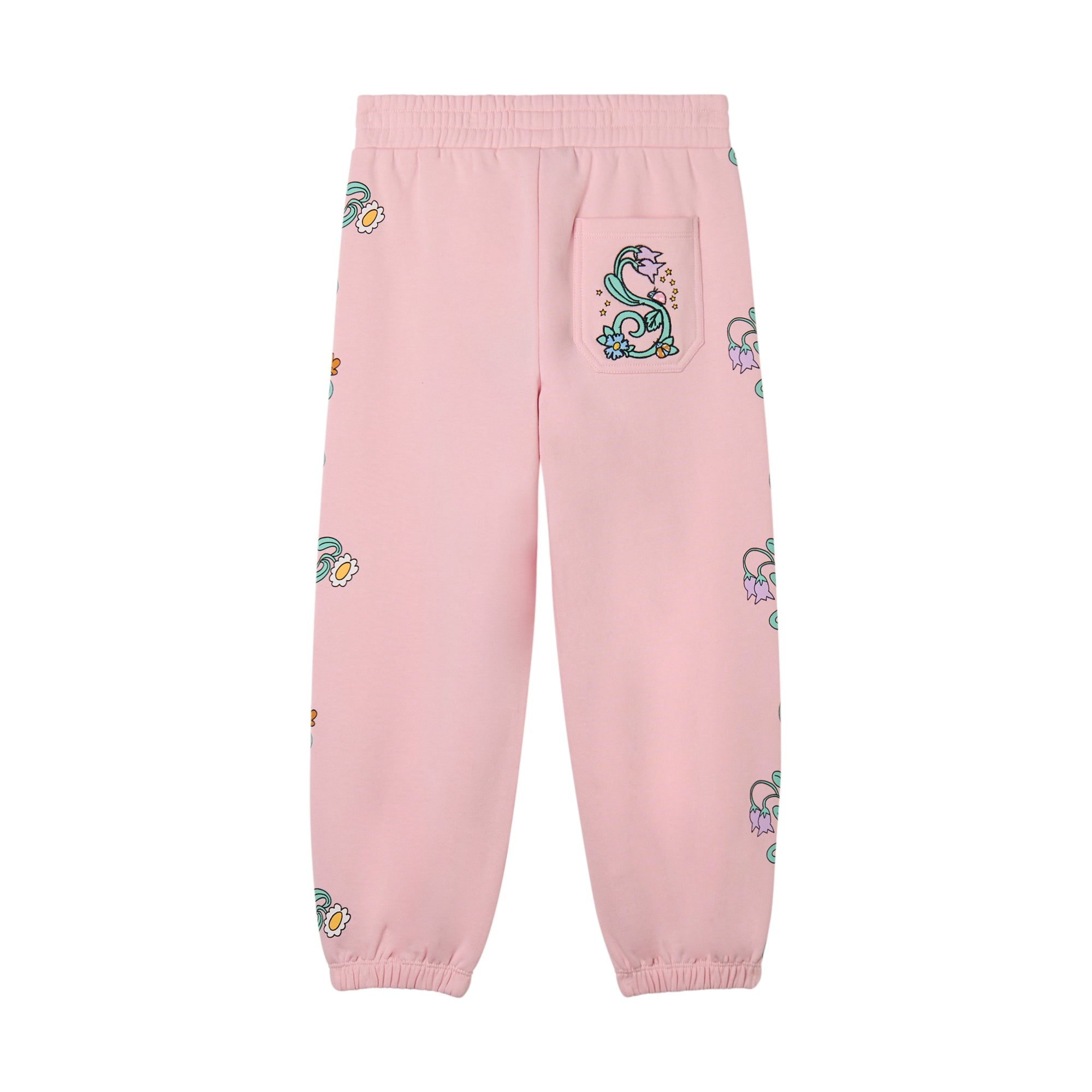 Stella McCartney Kids-Girl Joggers With Floral Details