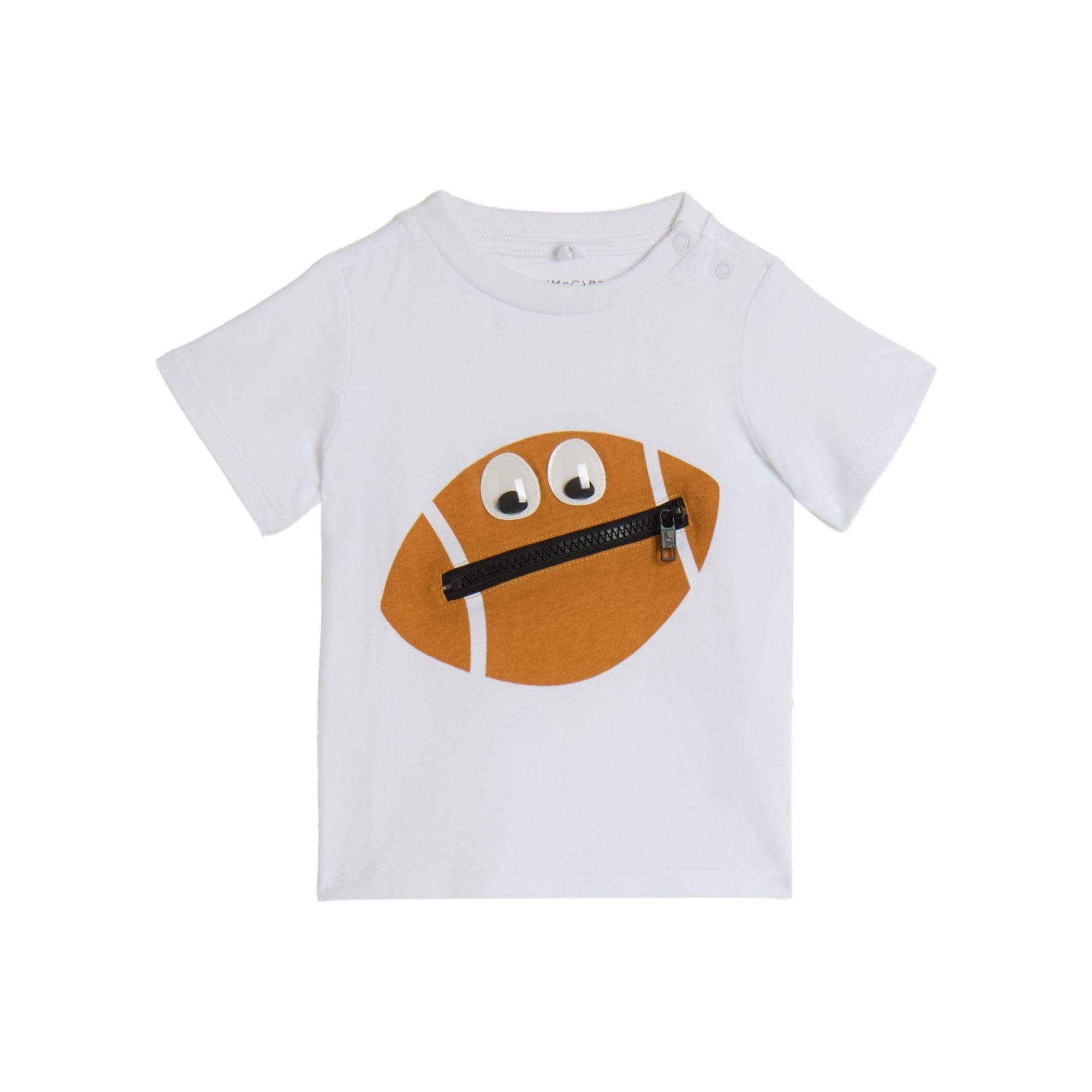 Stella McCartney Kids-Baby Boy Ss Football White T-Shirt