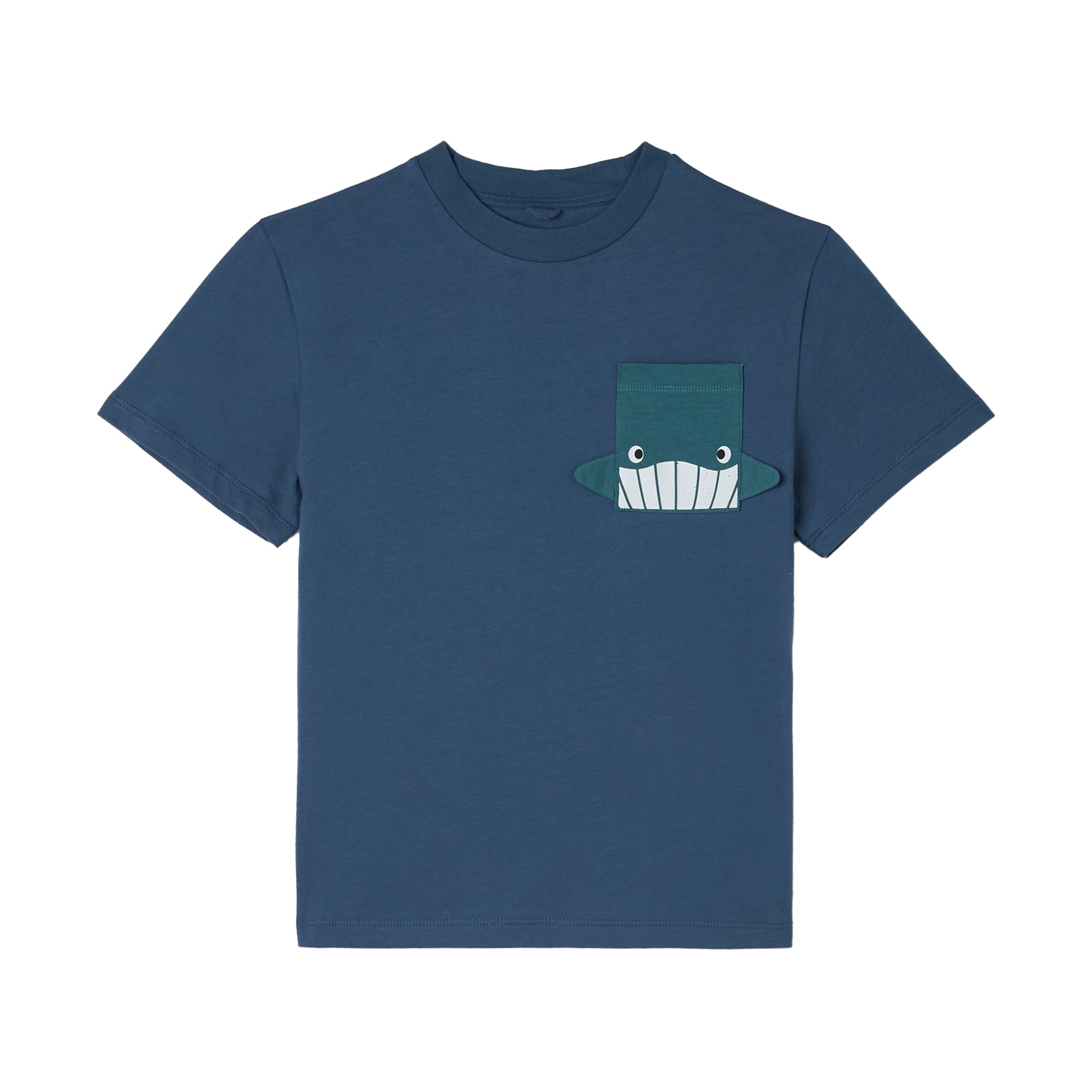 Stella McCartney Kids-Boy Ss T-Shirt With Whale Pocket Graphic