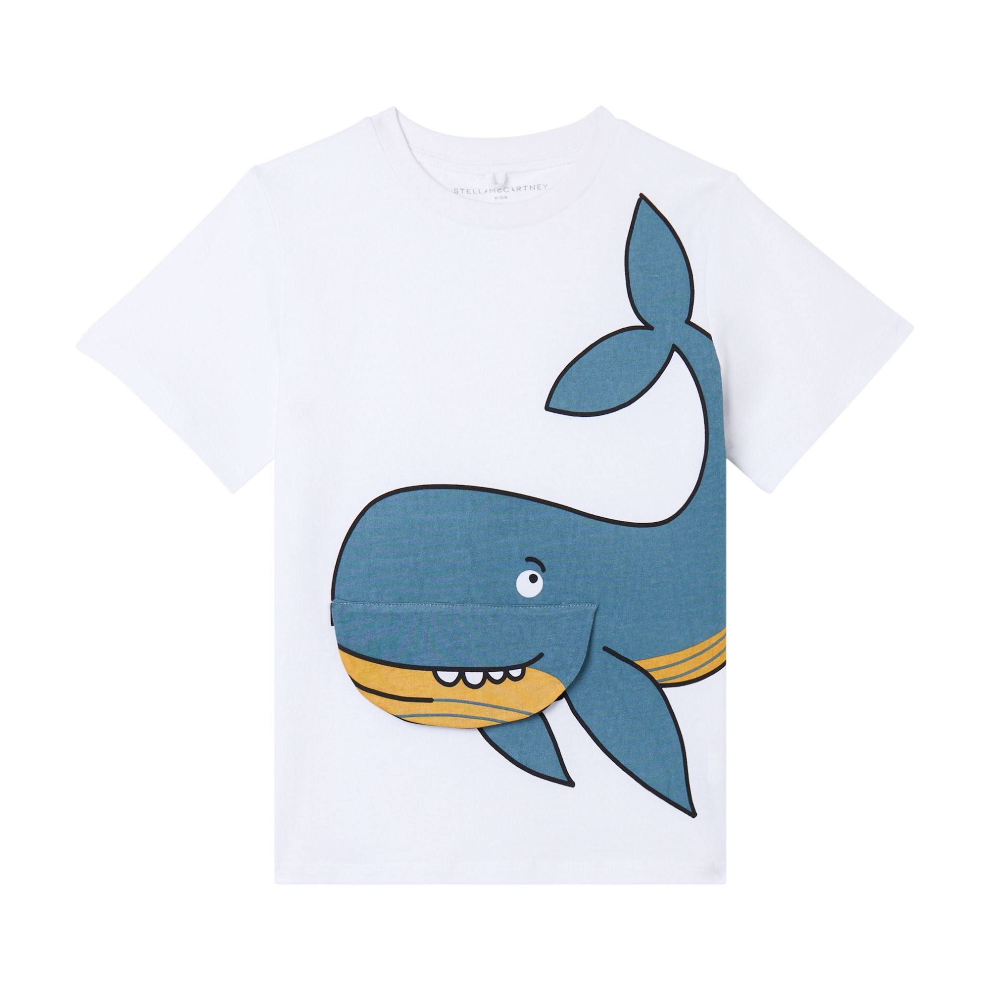 Stella McCartney Kids-Boy Ss T-Shirt With Whale Graphic