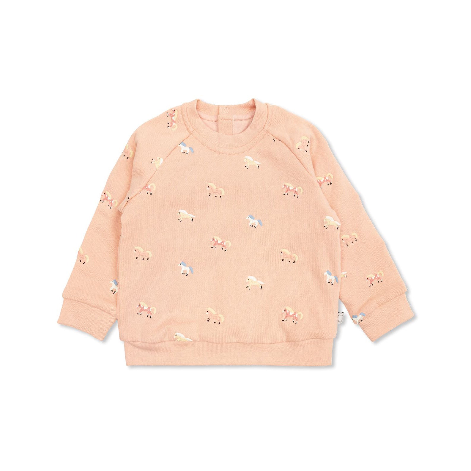 Stella McCartney Kids-Baby Girl Tracksuit With Horse Embro Pink