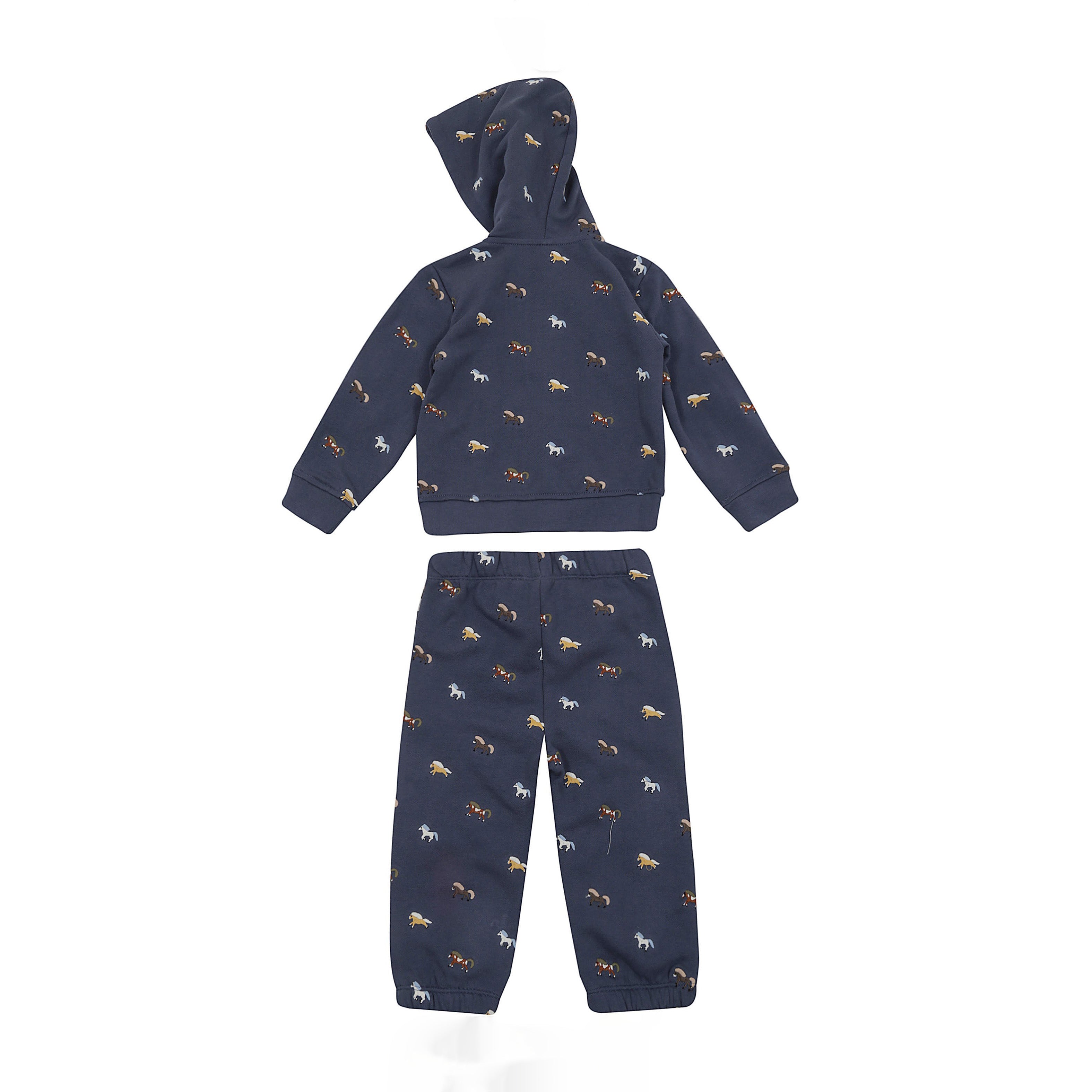 Stella McCartney Kids-Baby Boy Tracksuit With Horse Embro Navy