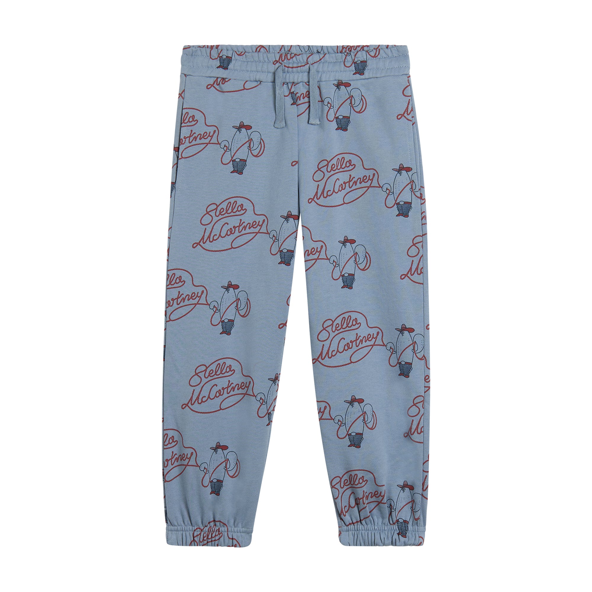 Stella McCartney Kids-Boy Stella Logo Joggers Blue
