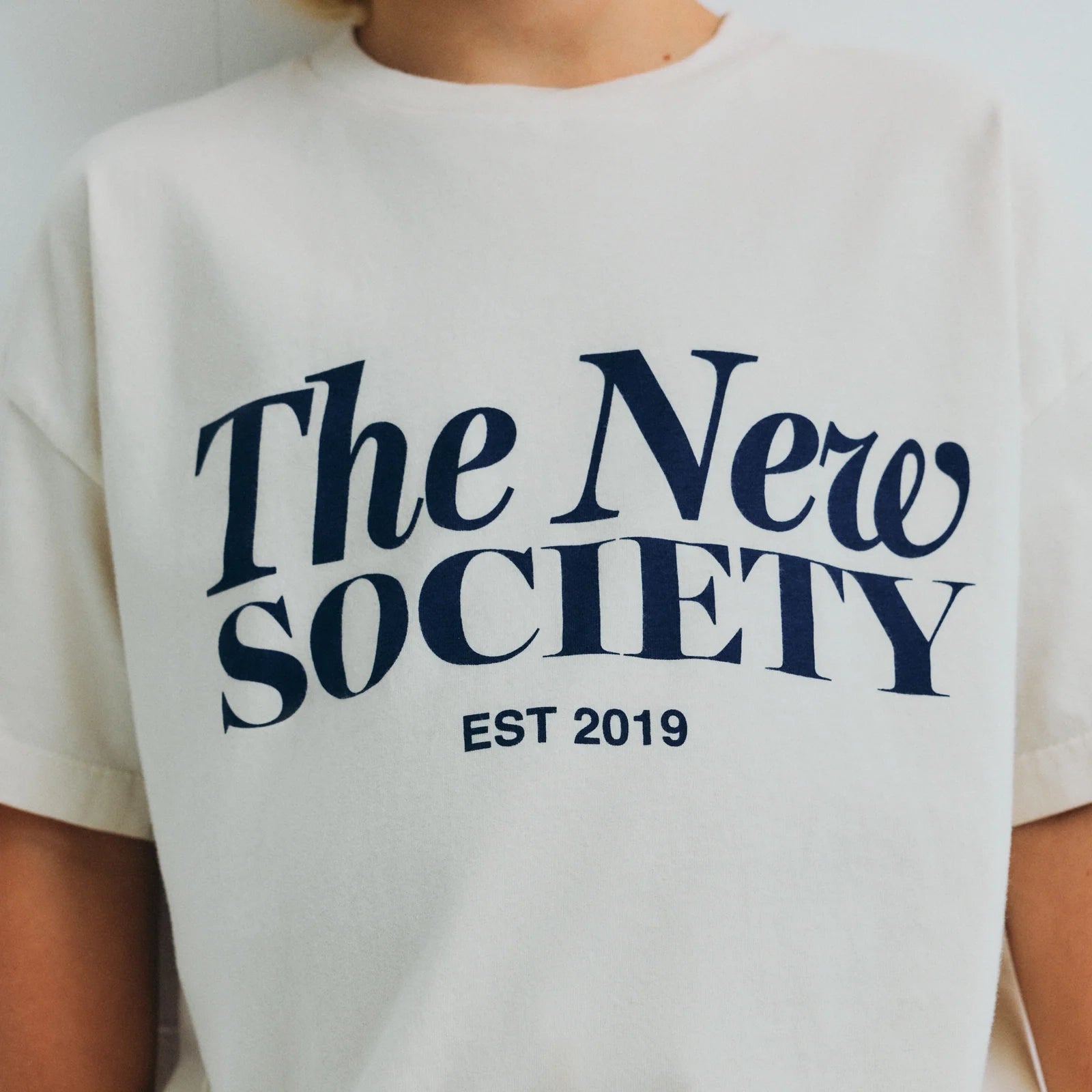 The New Society-Bonsai T-Shirt Ecru