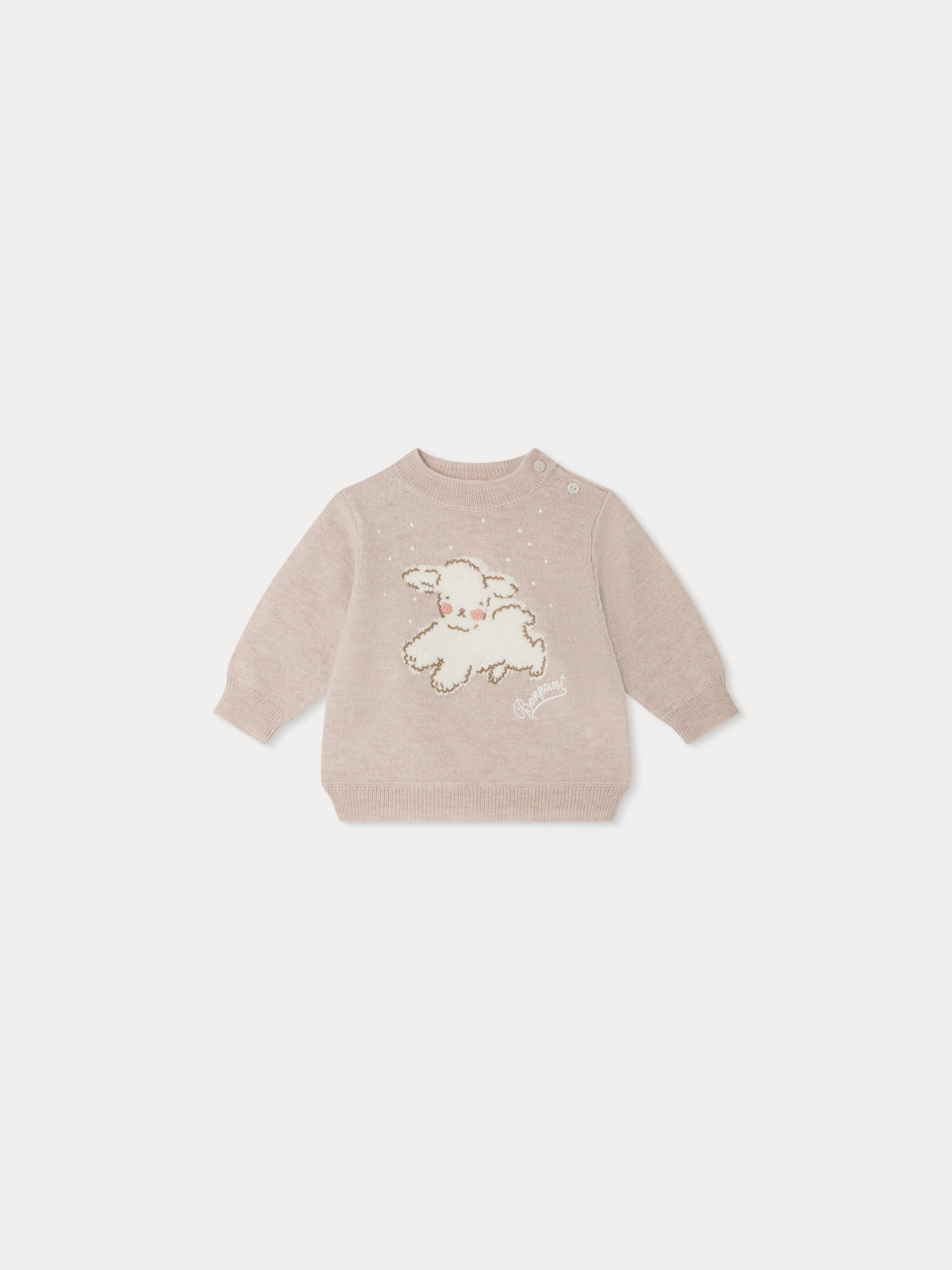 PULL ALMIRE-BEIGE CHINE