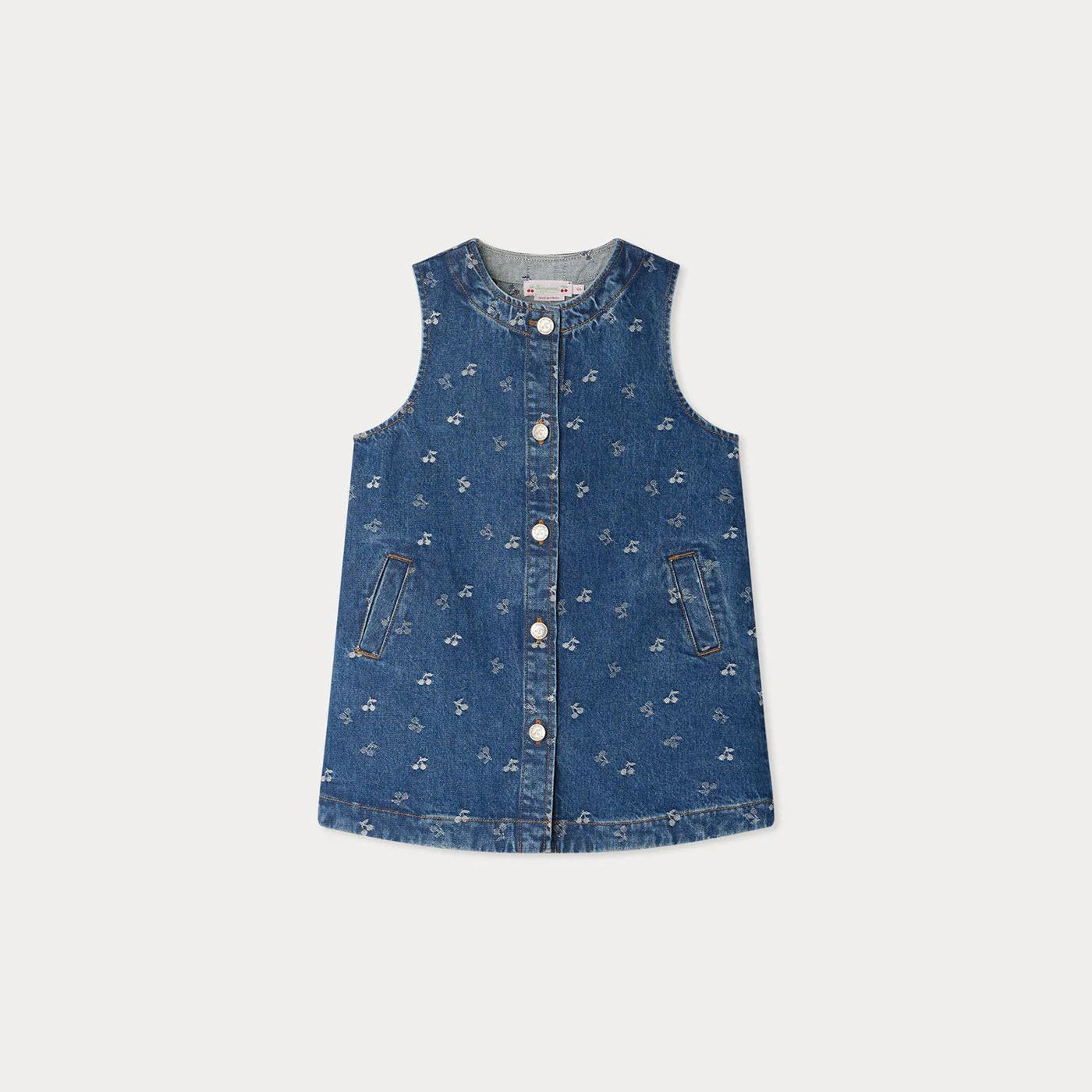 Bonpoint-Girls Denim Robe Jette
