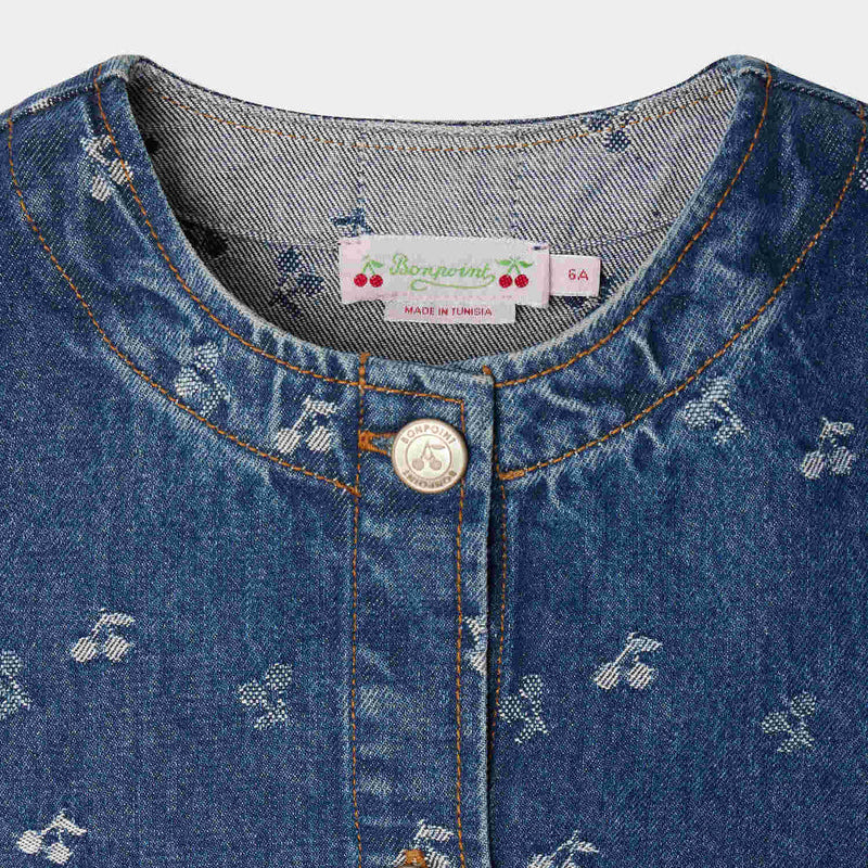 Bonpoint-Girls Denim Robe Jette