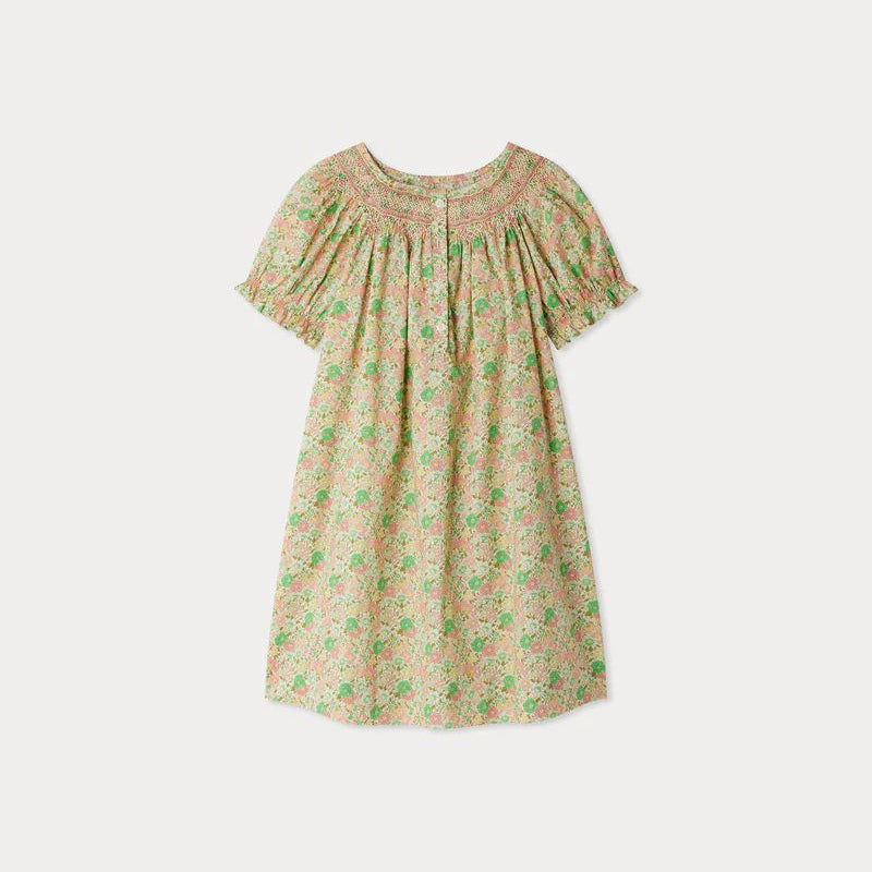 Bonpoint-Jarah smocked dress made with Liberty fabrics
