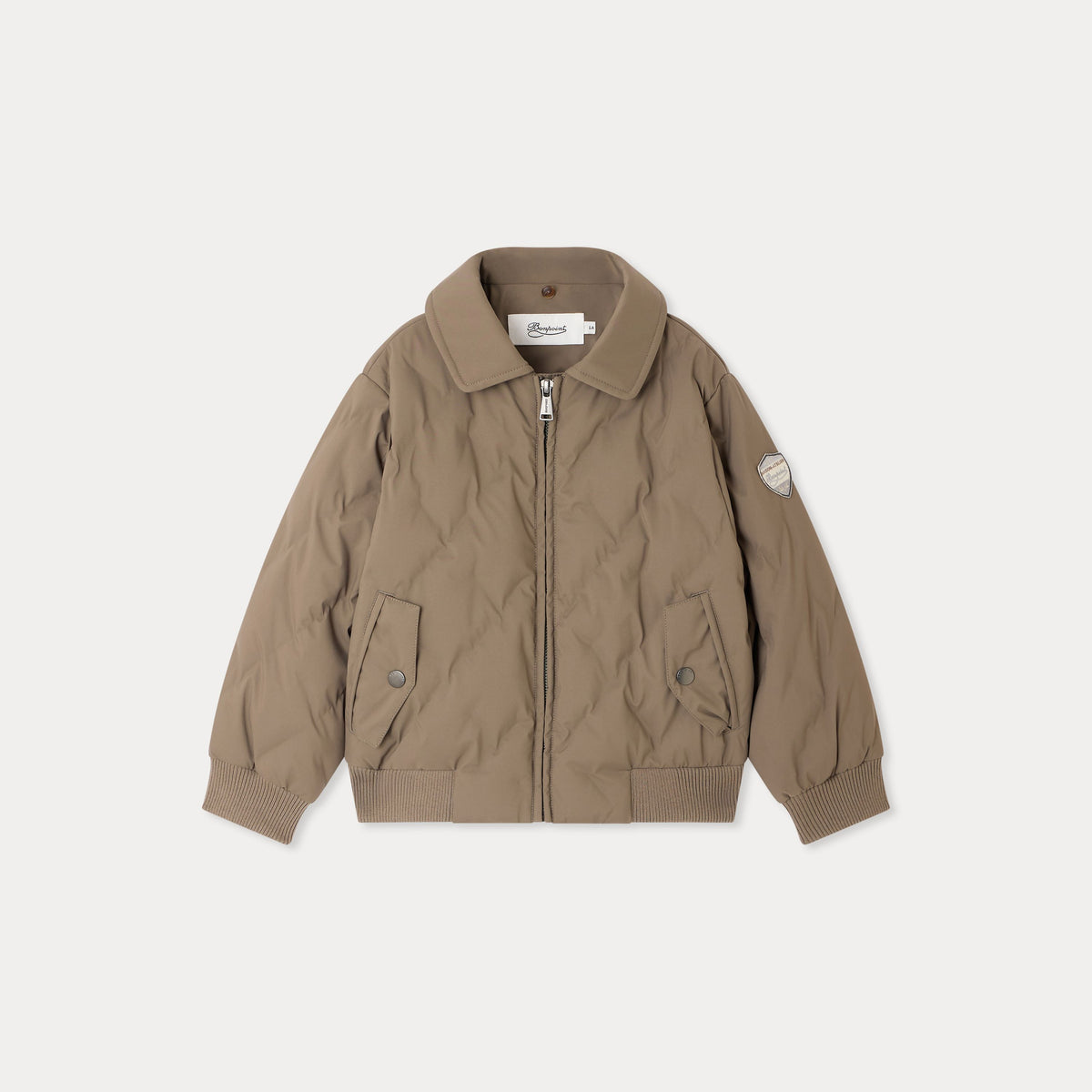 Bonpoint-Blouson Mickson Vert De Gris