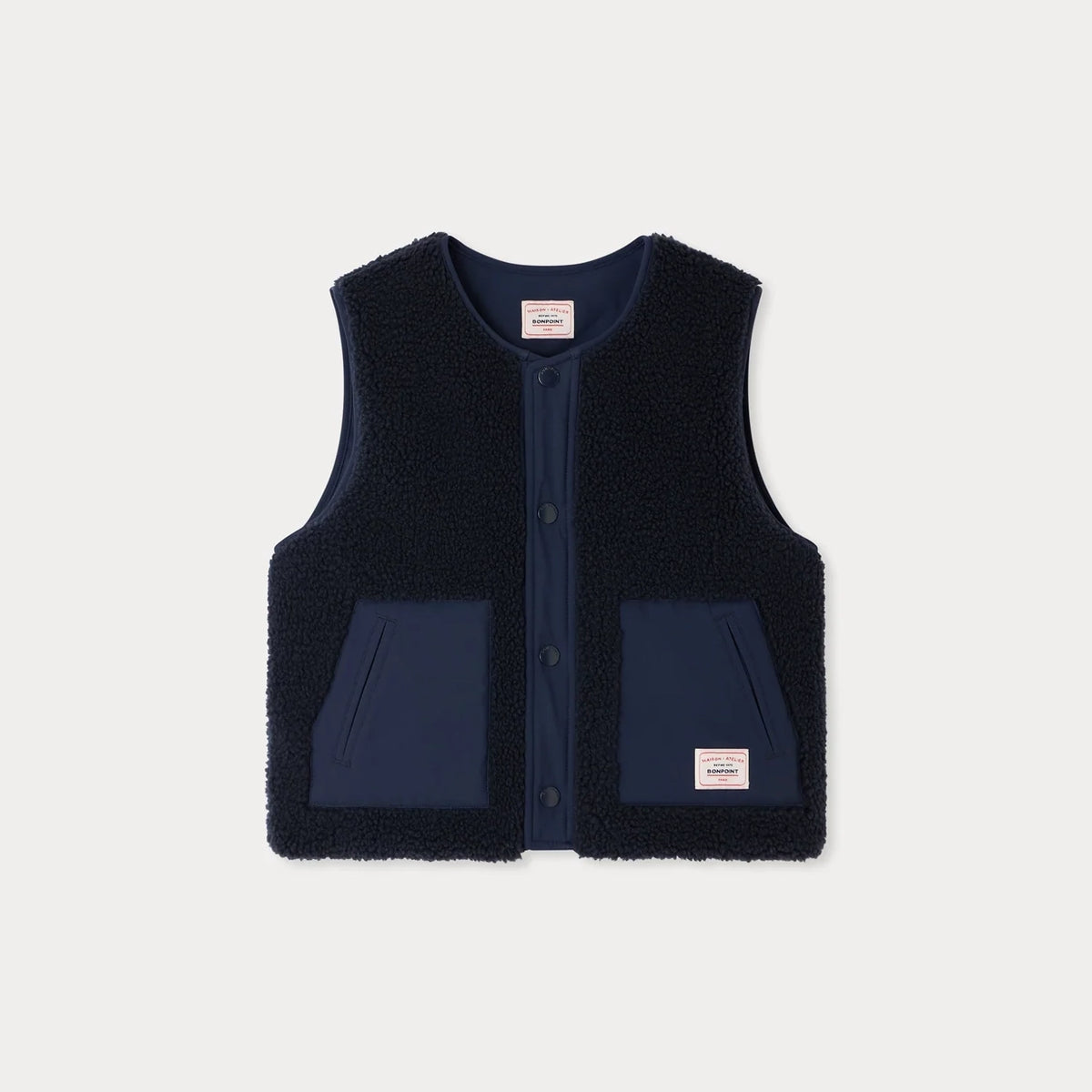 Bonpoint-Veste Junior réversible Marine