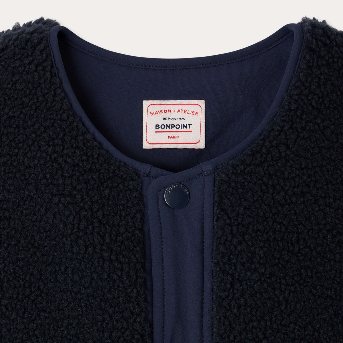 Bonpoint-Veste Junior réversible Marine