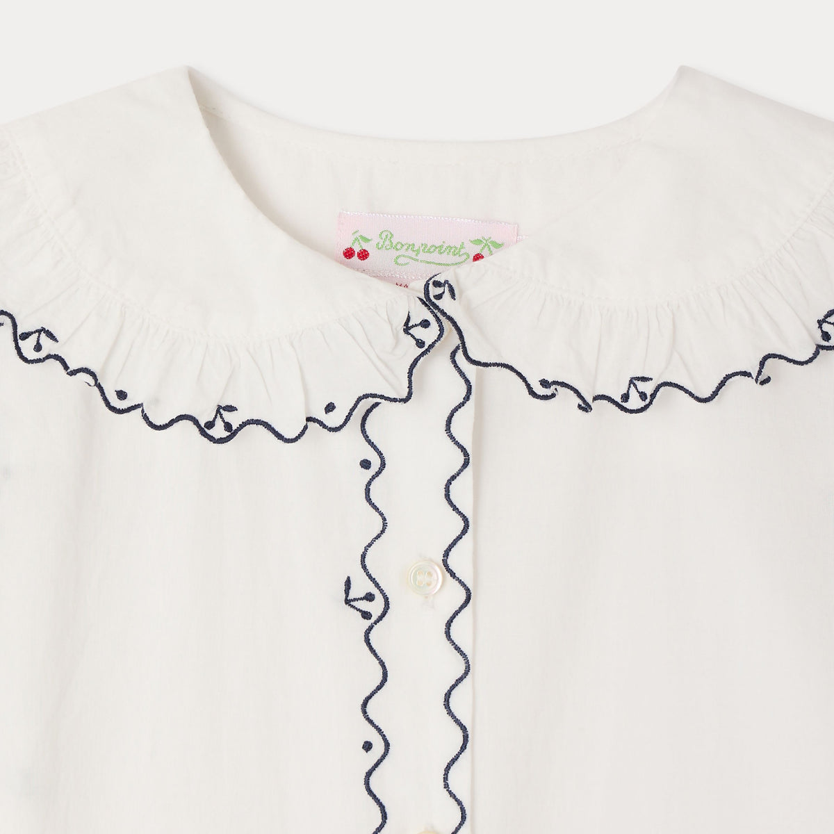 Bonpoint-Blouse Maneke Upb Blanc Lait