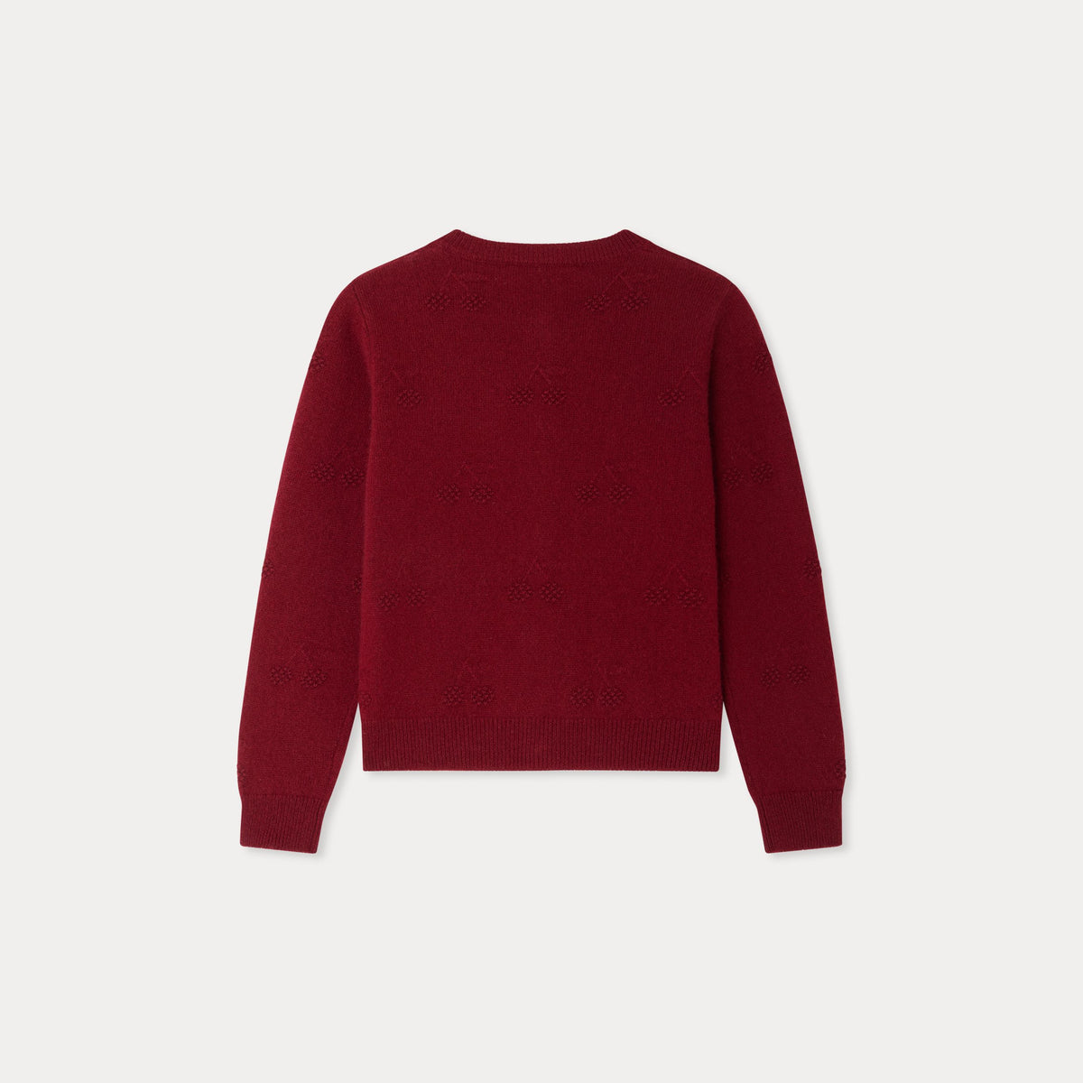 Bonpoint-Cardigan Manon Bordeaux