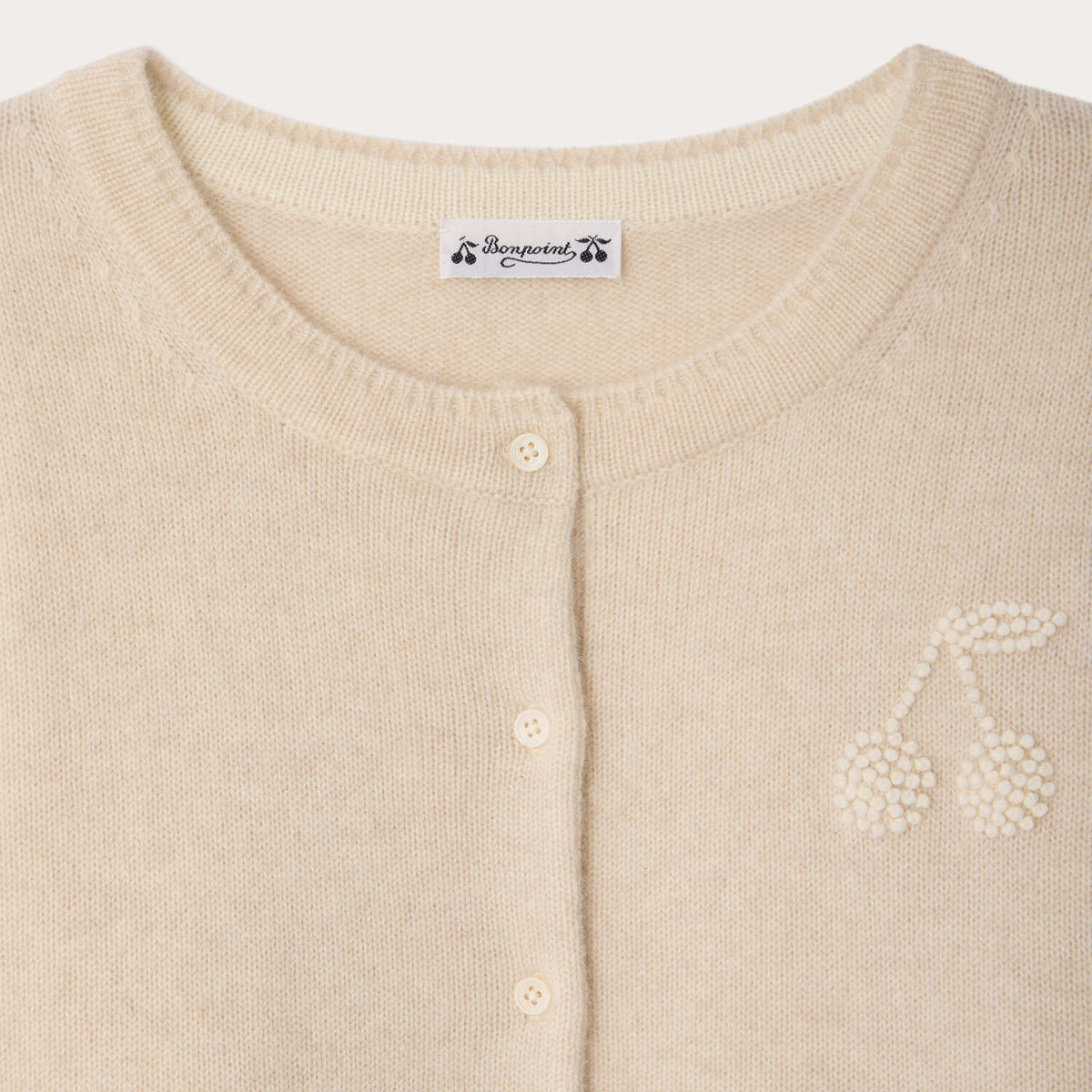Bonpoint-Cardigan Judicael G-Up Ficelle