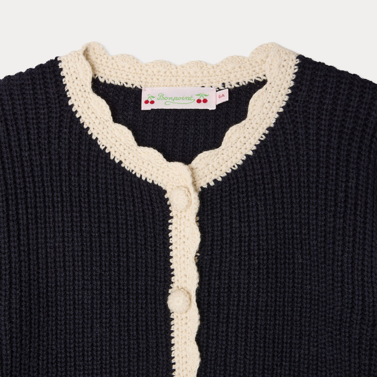 Bonpoint-Cardigan Marlys Marine