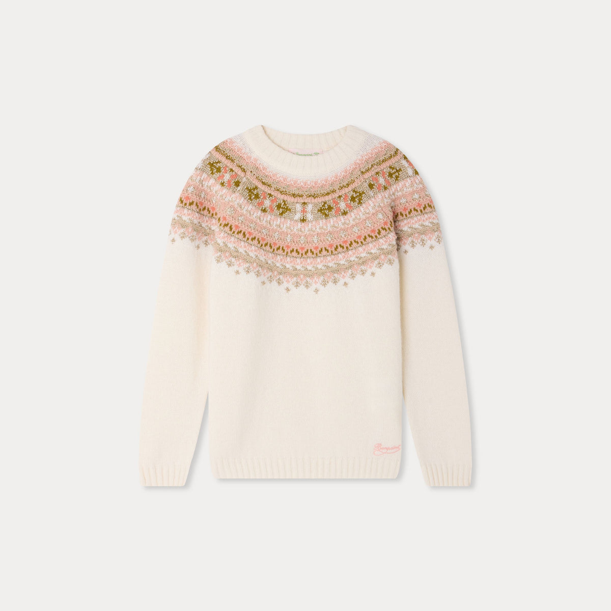 Bonpoint-Pull Mirela Blanc Naturel