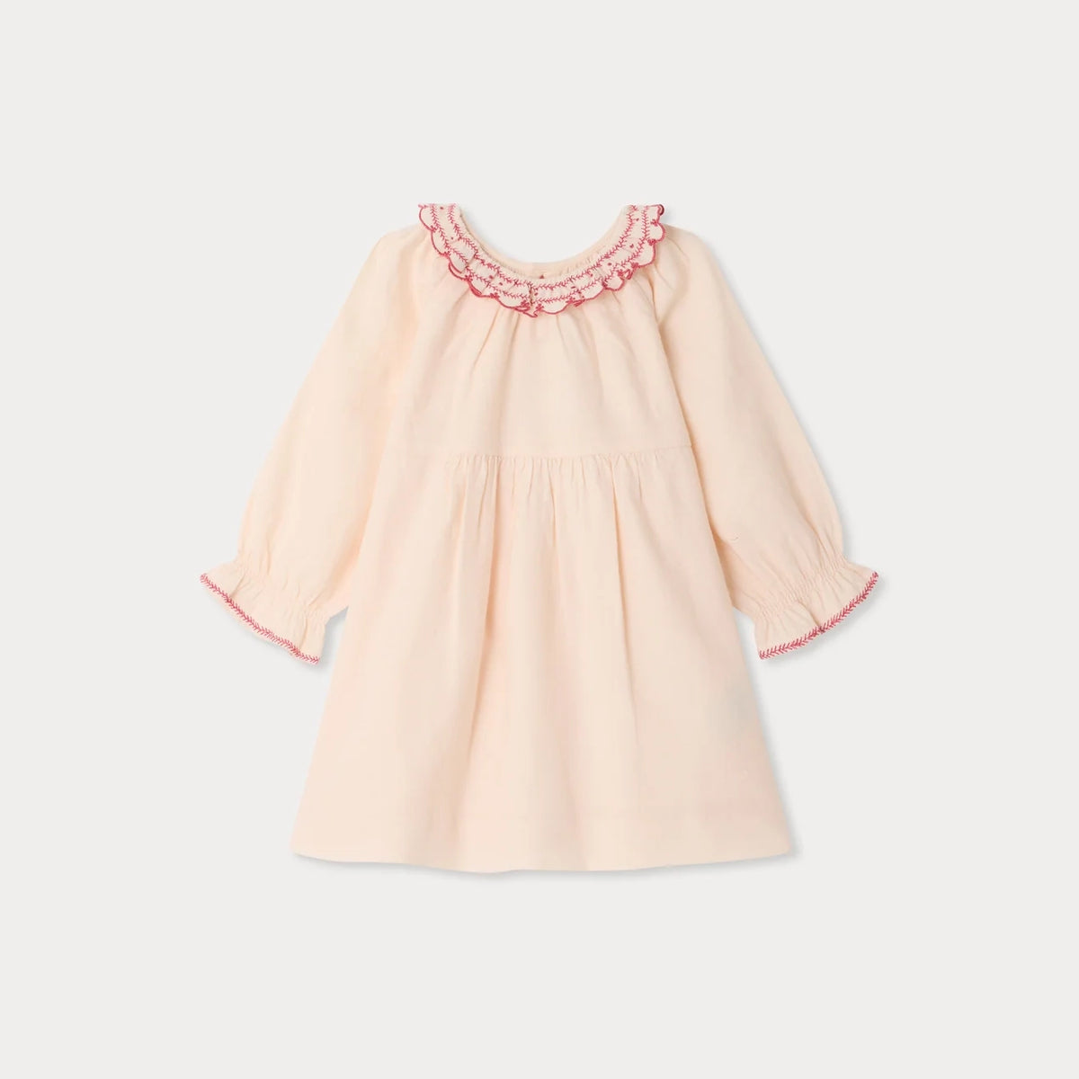 Bonpoint-Bebe Robe Melyssa Rose Poudre