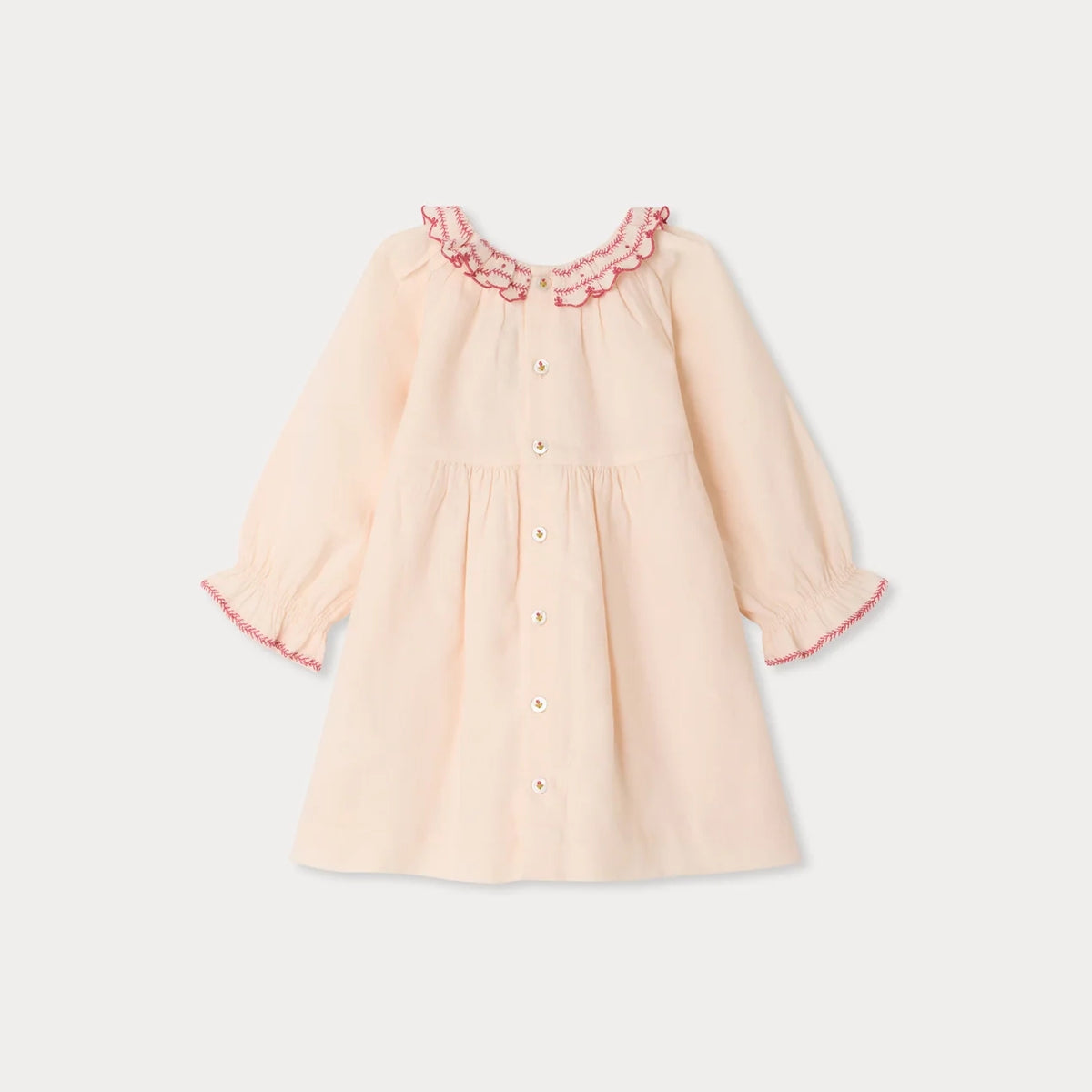 Bonpoint-Bebe Robe Melyssa Rose Poudre