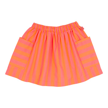 SWING SKIRT-LIPSTICK/NARANJ