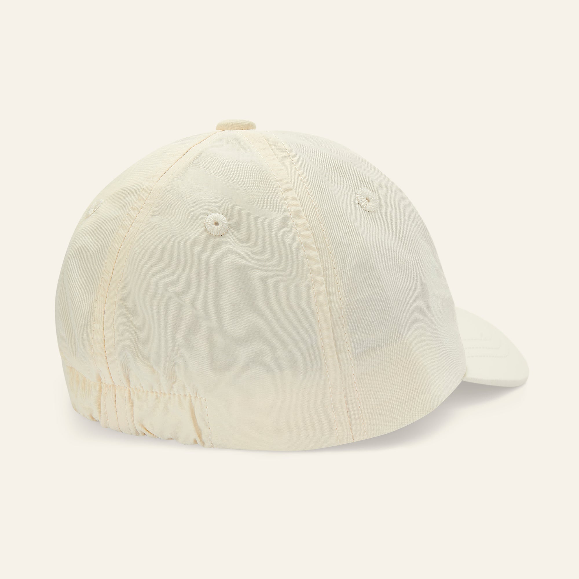 Wynken-NYLON BADGE CAP-ECRU