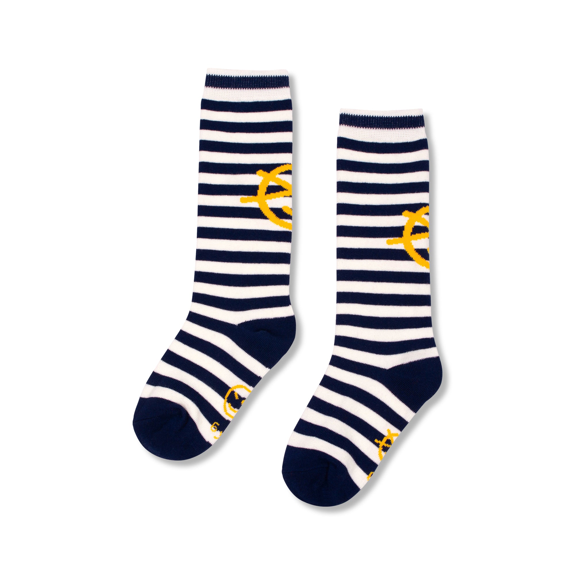 Wynken-Kids Fine Stripe Wynken Sock Navy