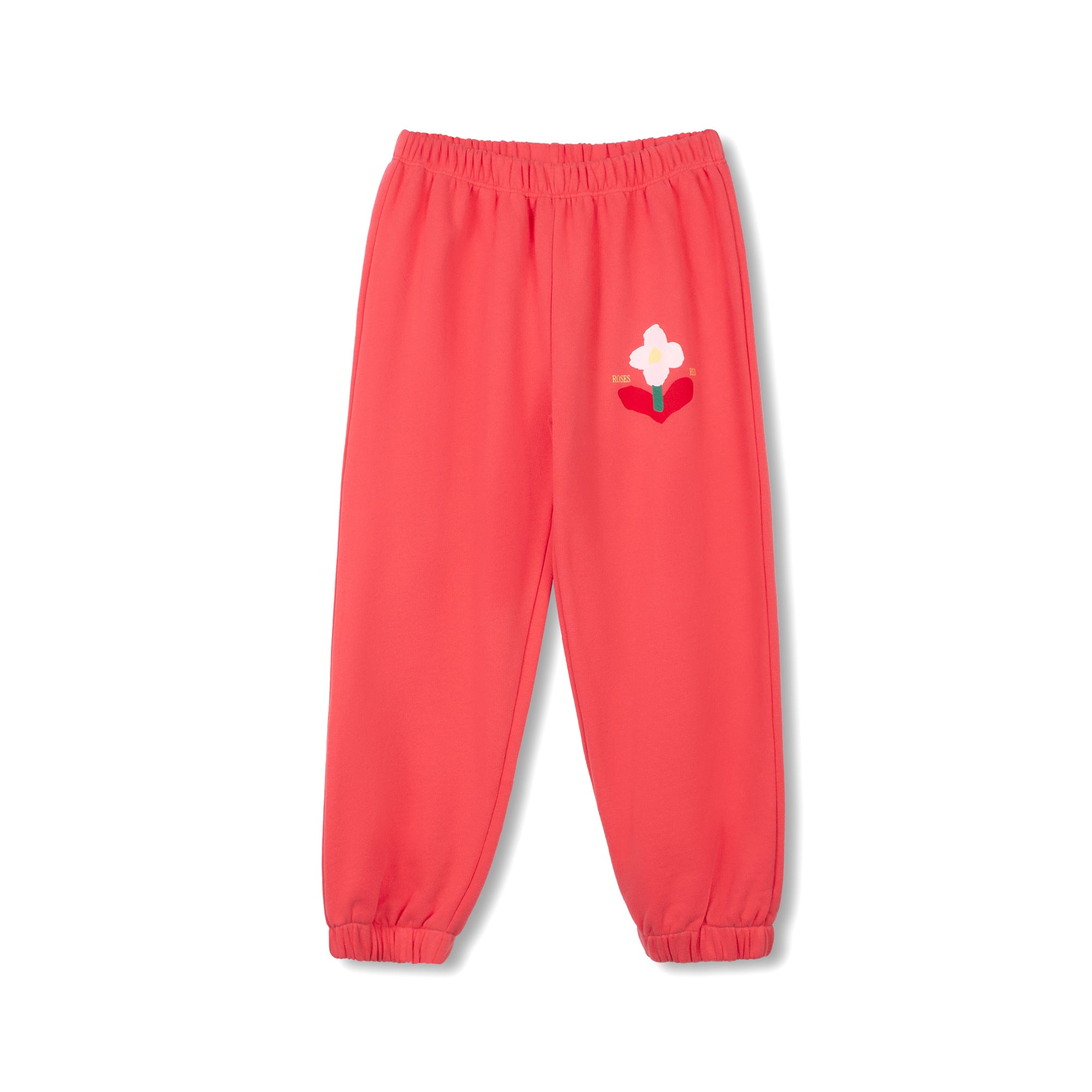Wynken-Kids Still Life Flower Pant Ode To Rose Deep