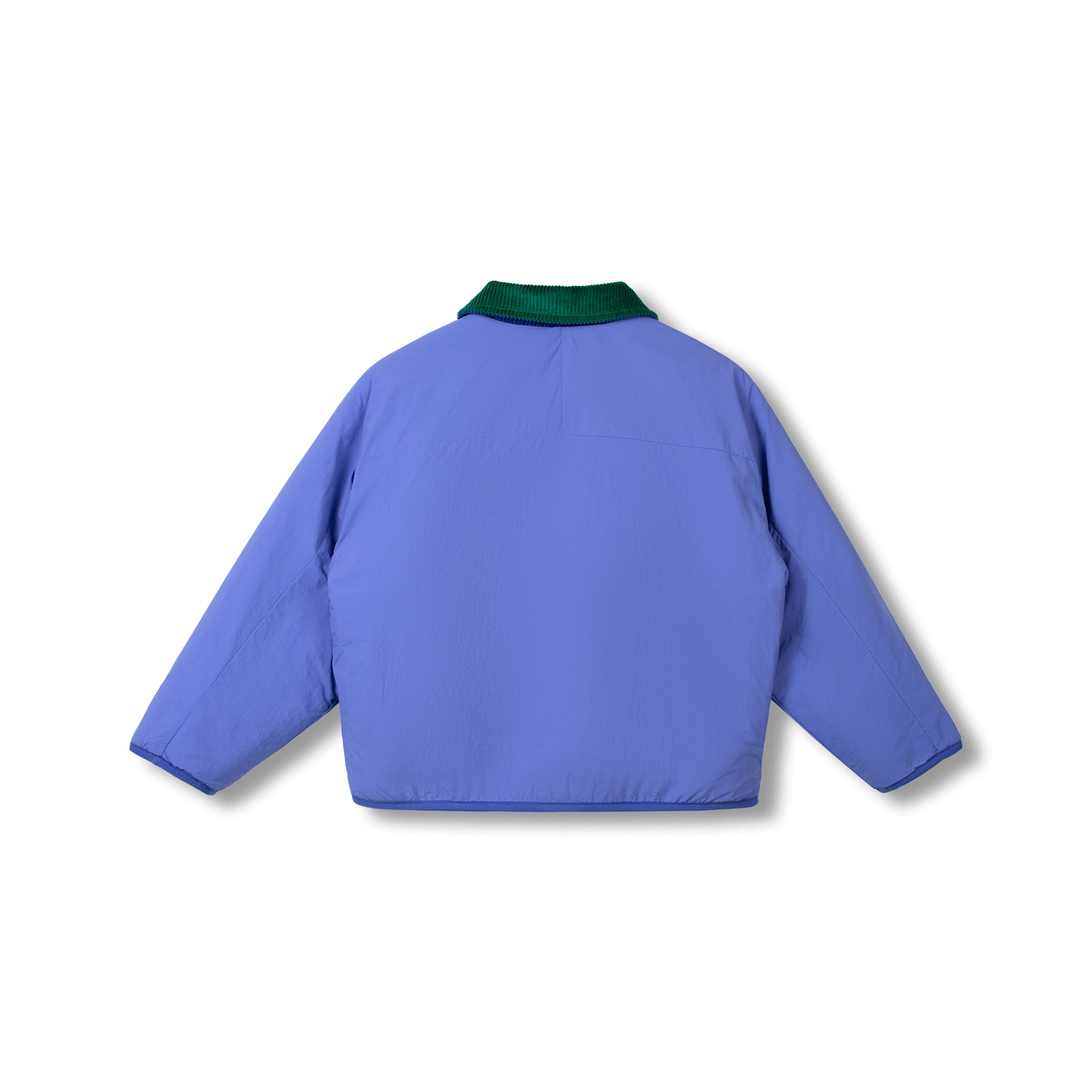 Wynken-Kids Fuzzy Reversible Jacket Blue Ode To Rose